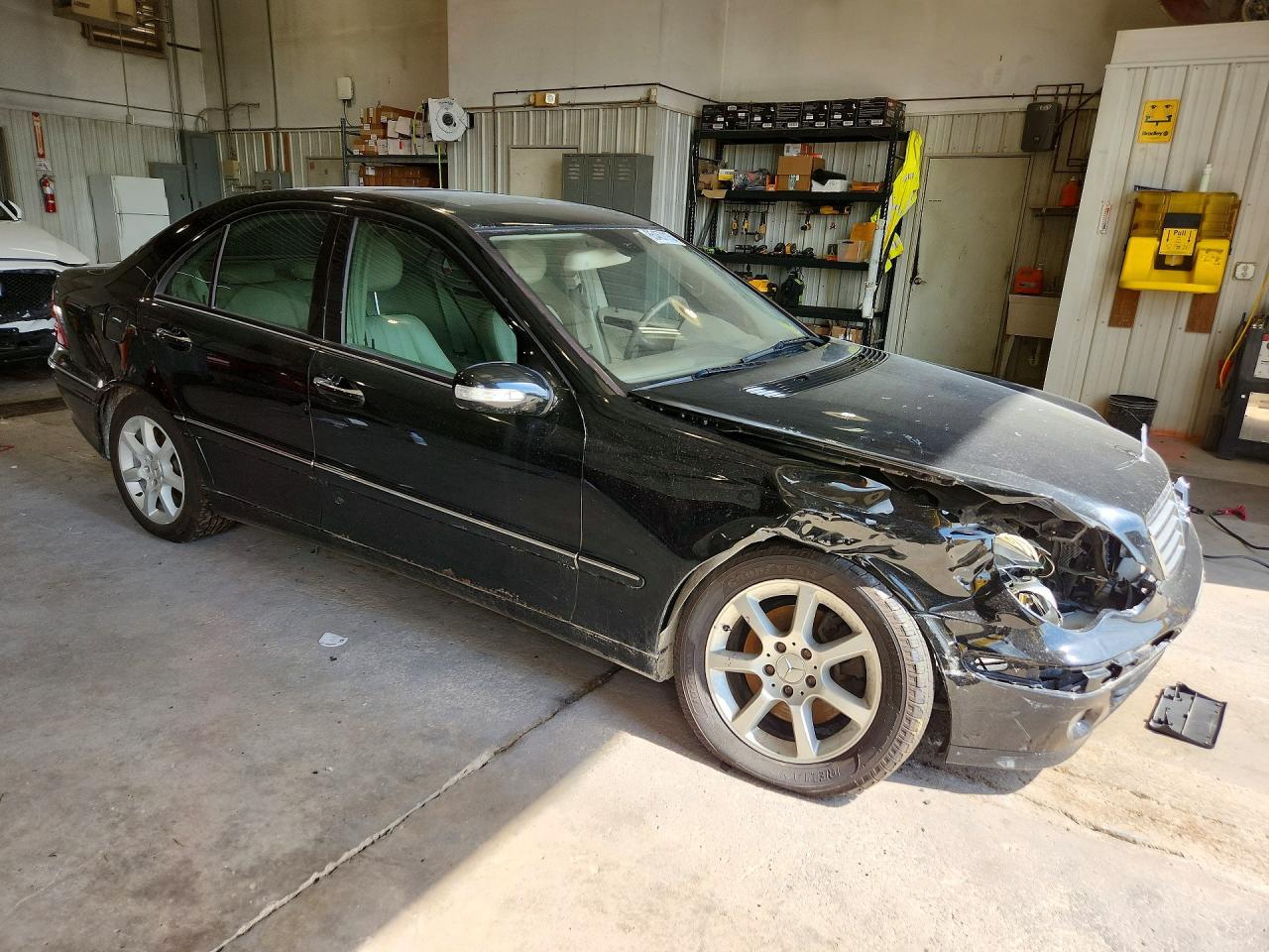 2007 Mercedes-benz C 280 4matic Black vin: WDBRF92H57F926512