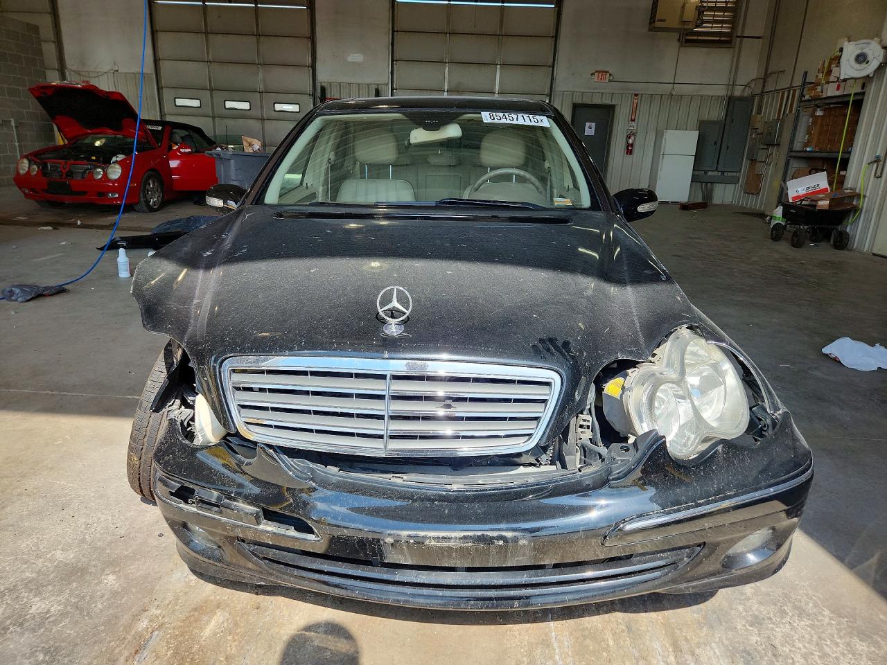 2007 Mercedes-benz C 280 4matic Black vin: WDBRF92H57F926512