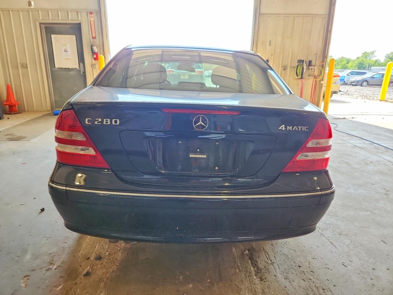 2007 Mercedes-benz C 280 4matic Black vin: WDBRF92H57F926512