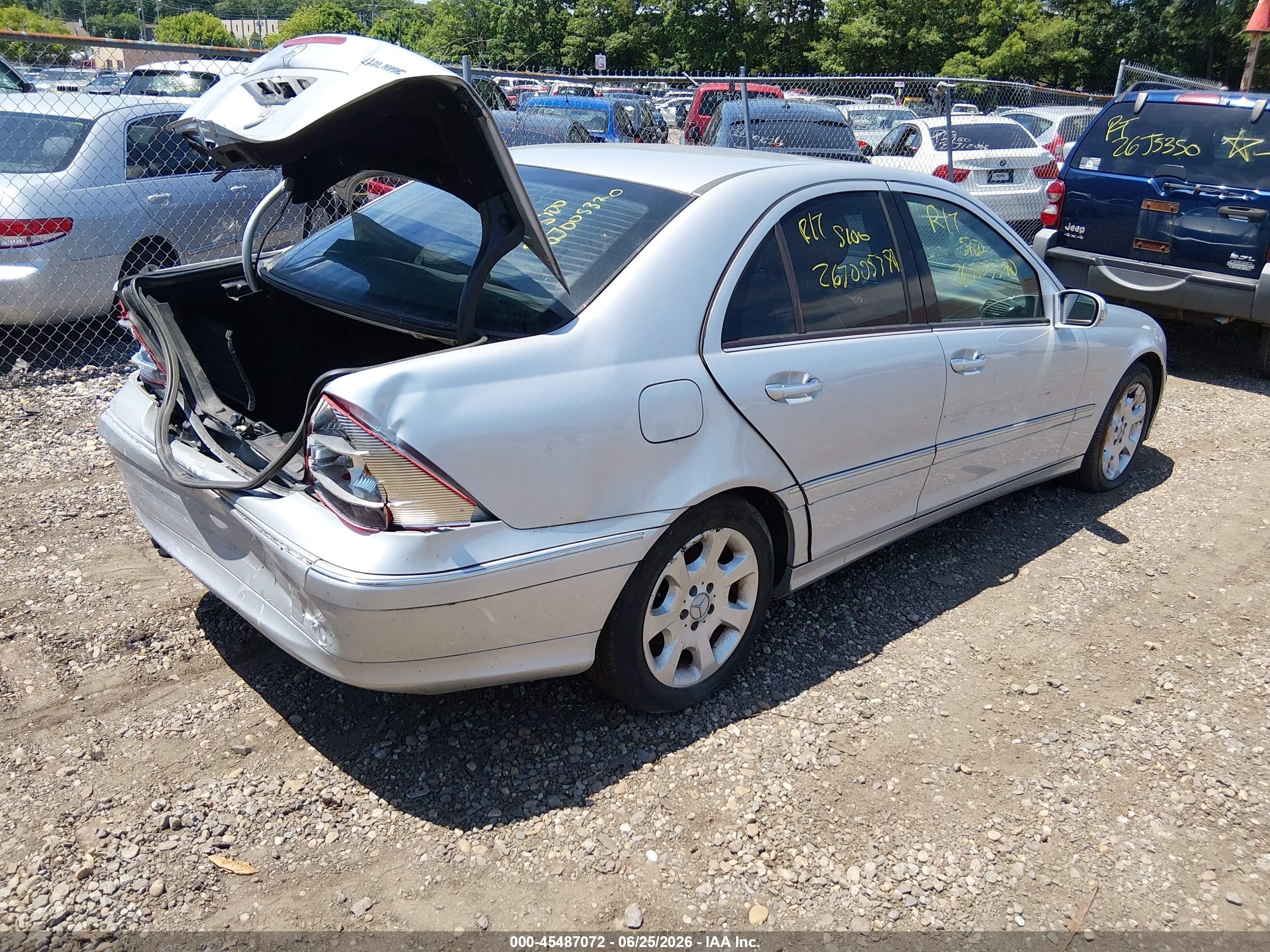 2006 Mercedes-benz C 280 Luxury 4matic Gray vin: WDBRF92H66F758653