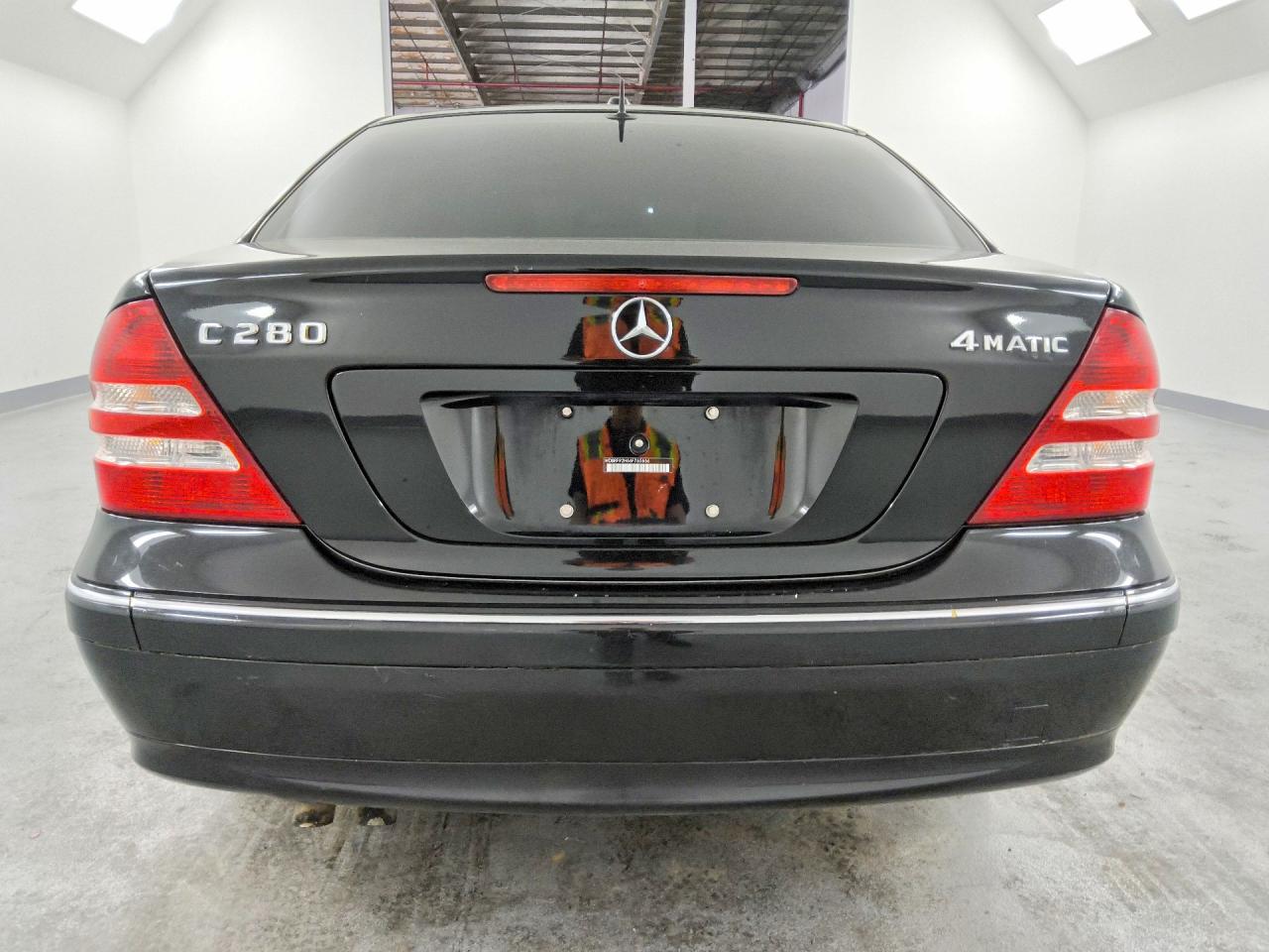 2006 Mercedes-benz C 280 4matic Black vin: WDBRF92H66F765666