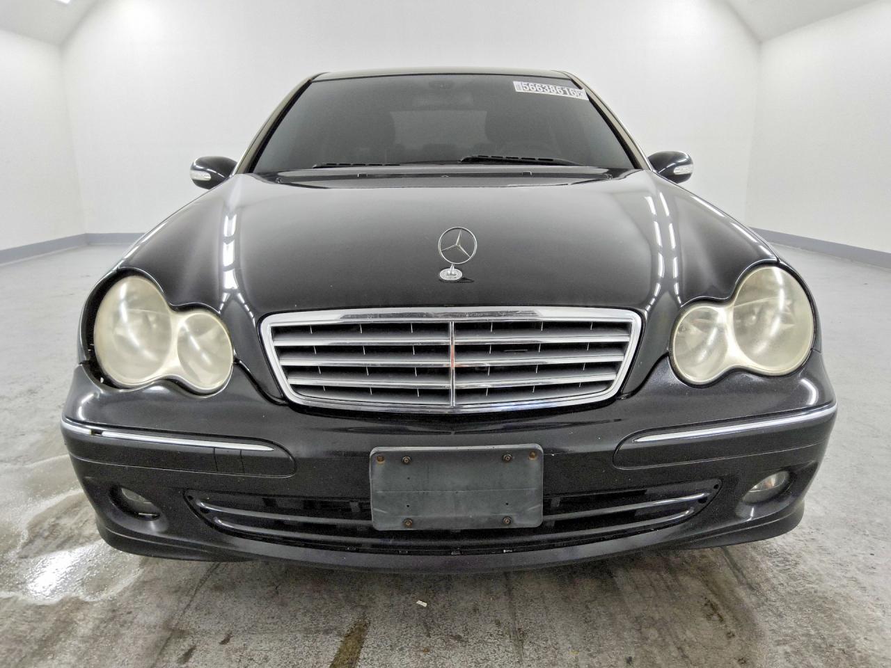 2006 Mercedes-benz C 280 4matic Black vin: WDBRF92H66F765666