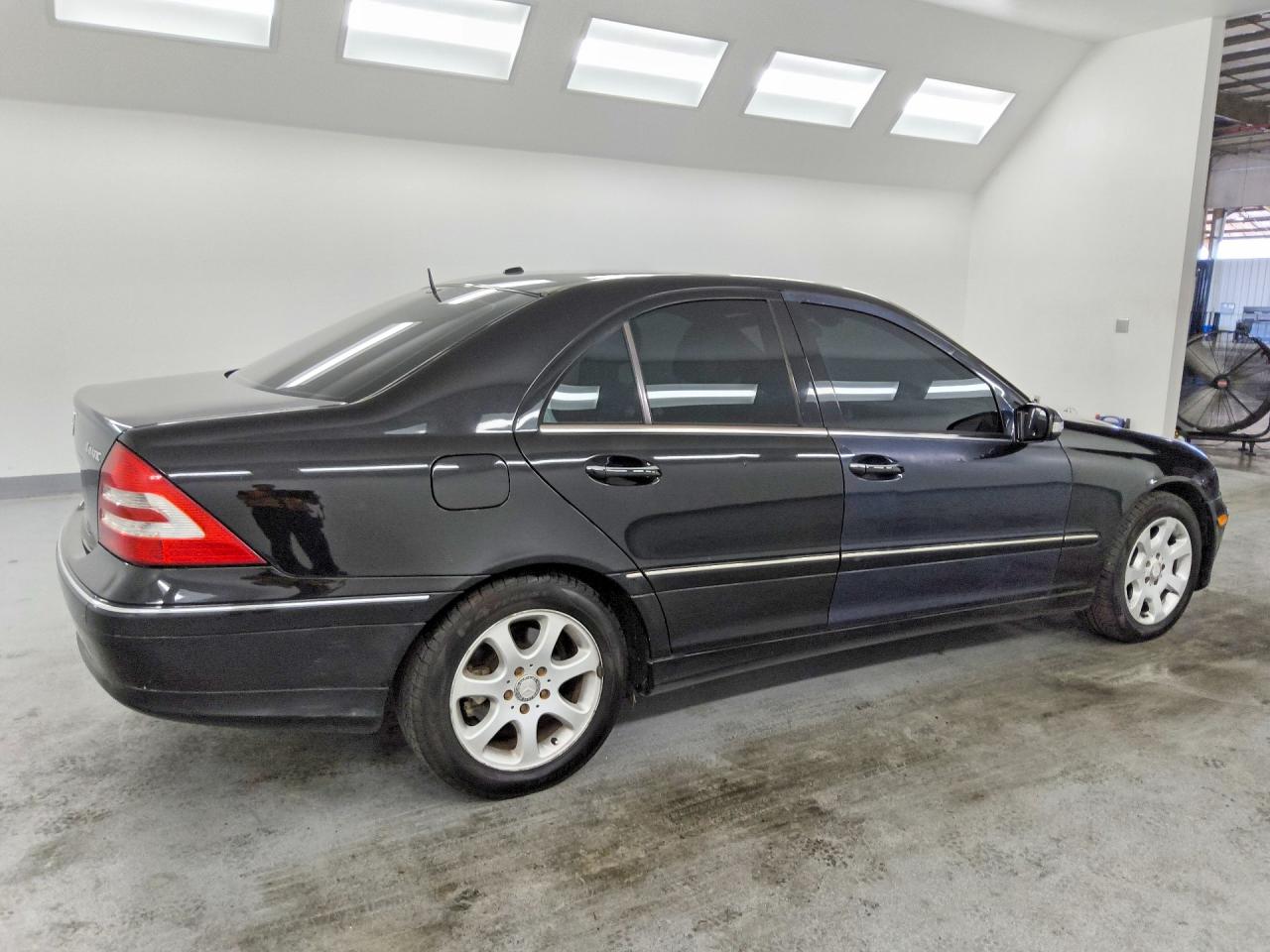 2006 Mercedes-benz C 280 4matic Black vin: WDBRF92H66F765666