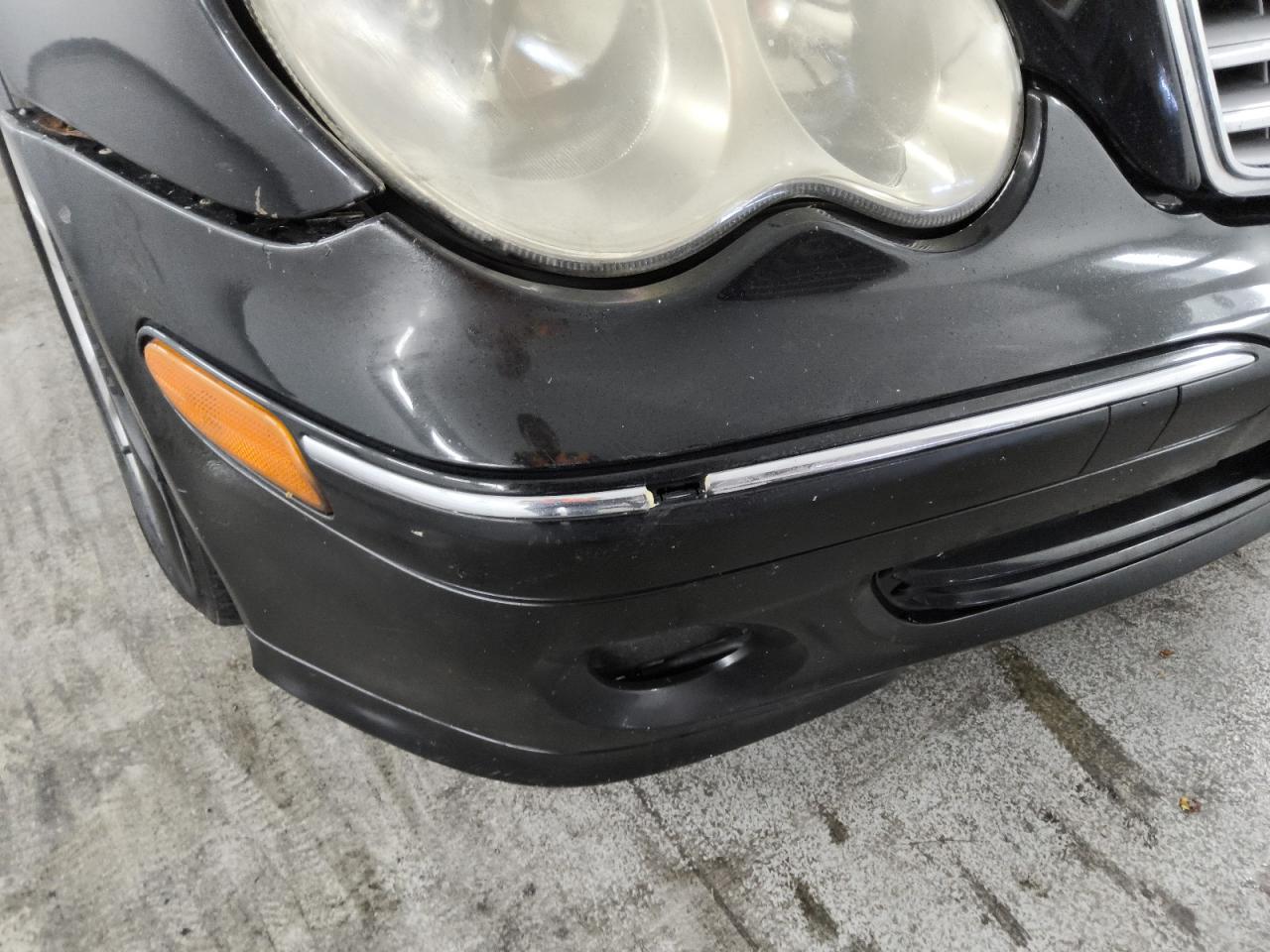 2006 Mercedes-benz C 280 4matic Black vin: WDBRF92H66F765666 Damage: Front Bumper/Cover, Previous Repair, Substandard Repair