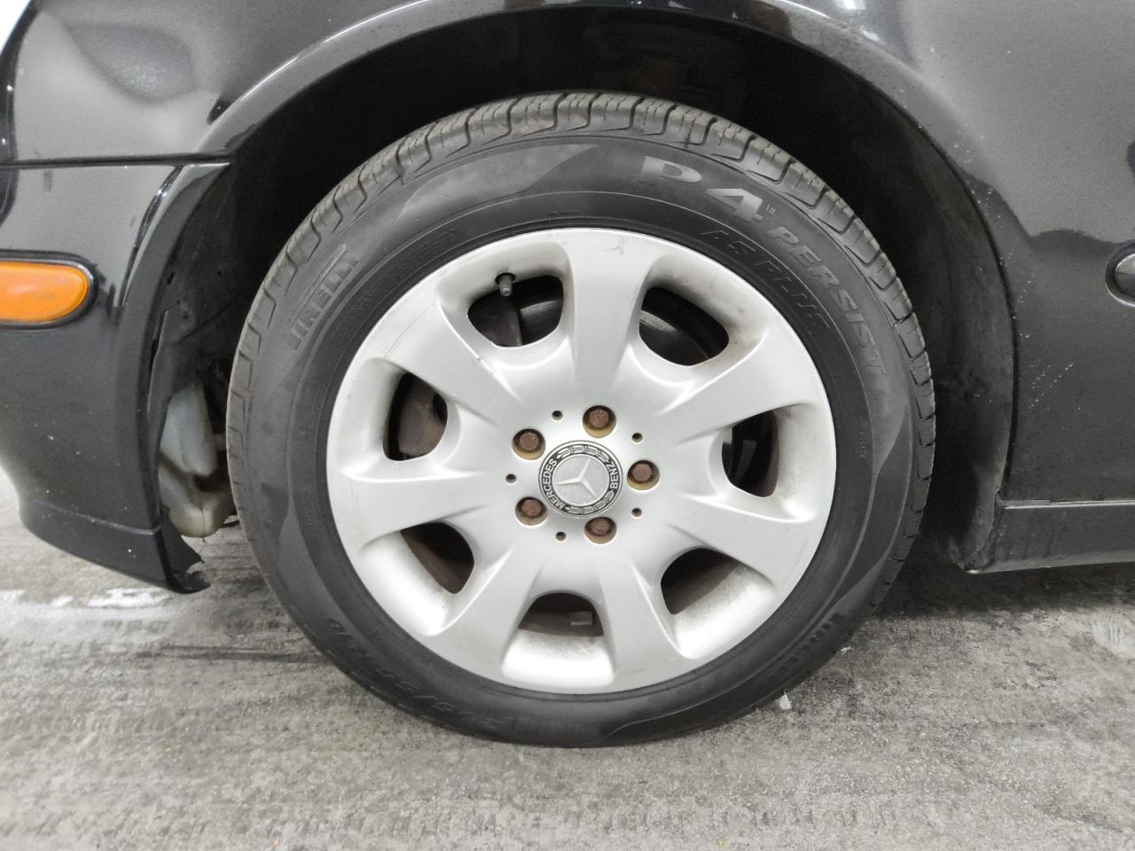 2006 Mercedes-benz C 280 4matic Black vin: WDBRF92H66F765666 Damage: Left Front Wheel, Curb Rash, 4 To 5 Inches