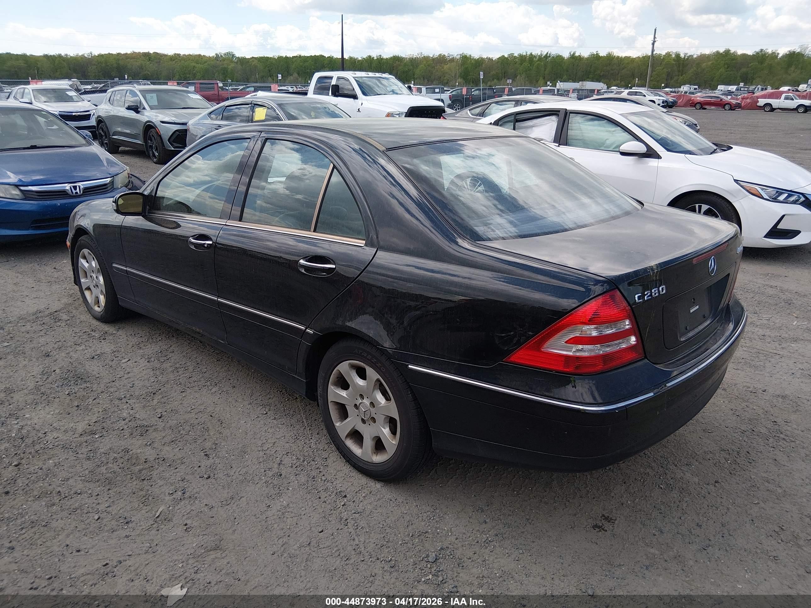 2006 Mercedes-benz C 280 Luxury 4matic Черный vin: WDBRF92H66F790695