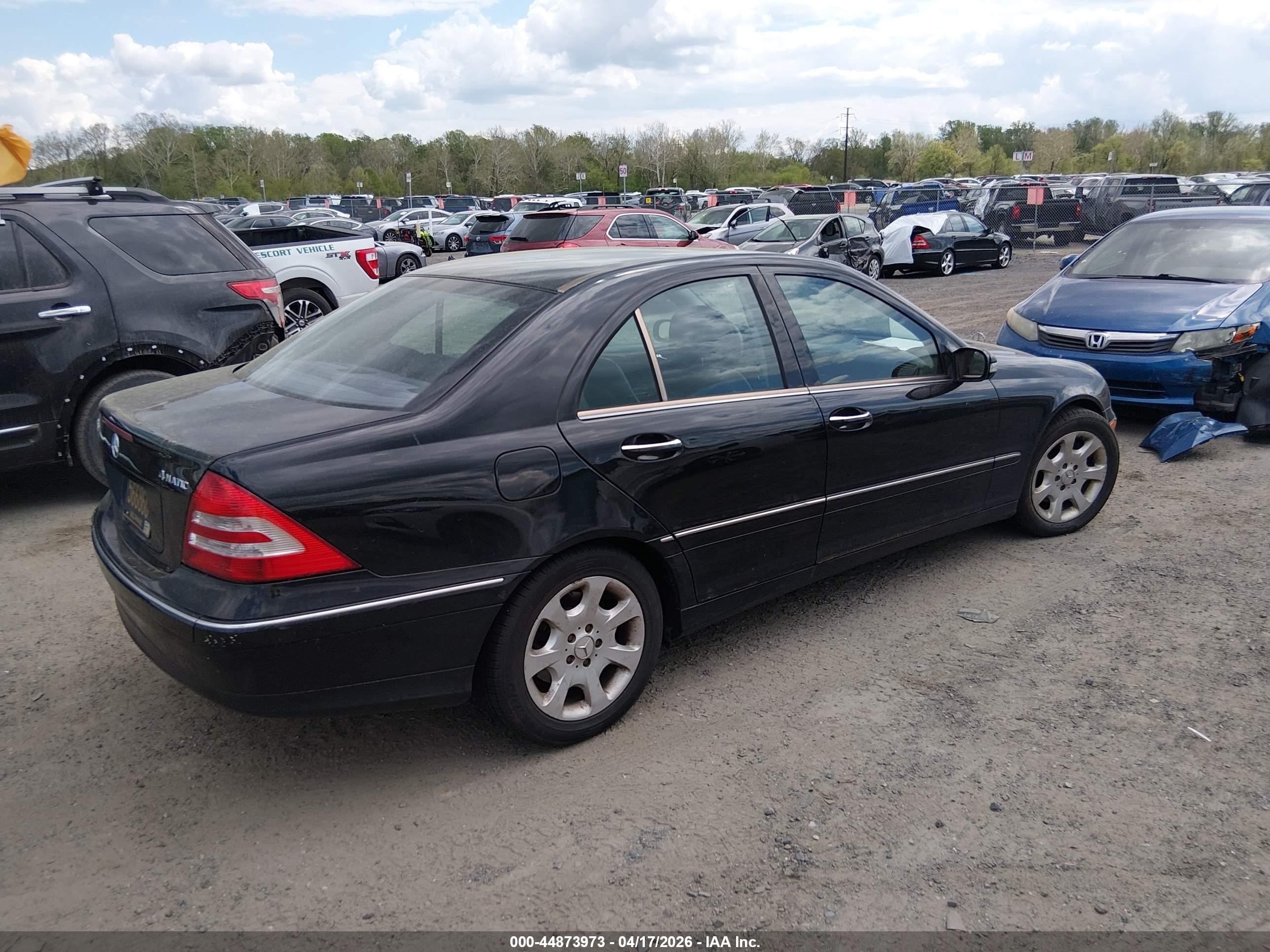 2006 Mercedes-benz C 280 Luxury 4matic Черный vin: WDBRF92H66F790695