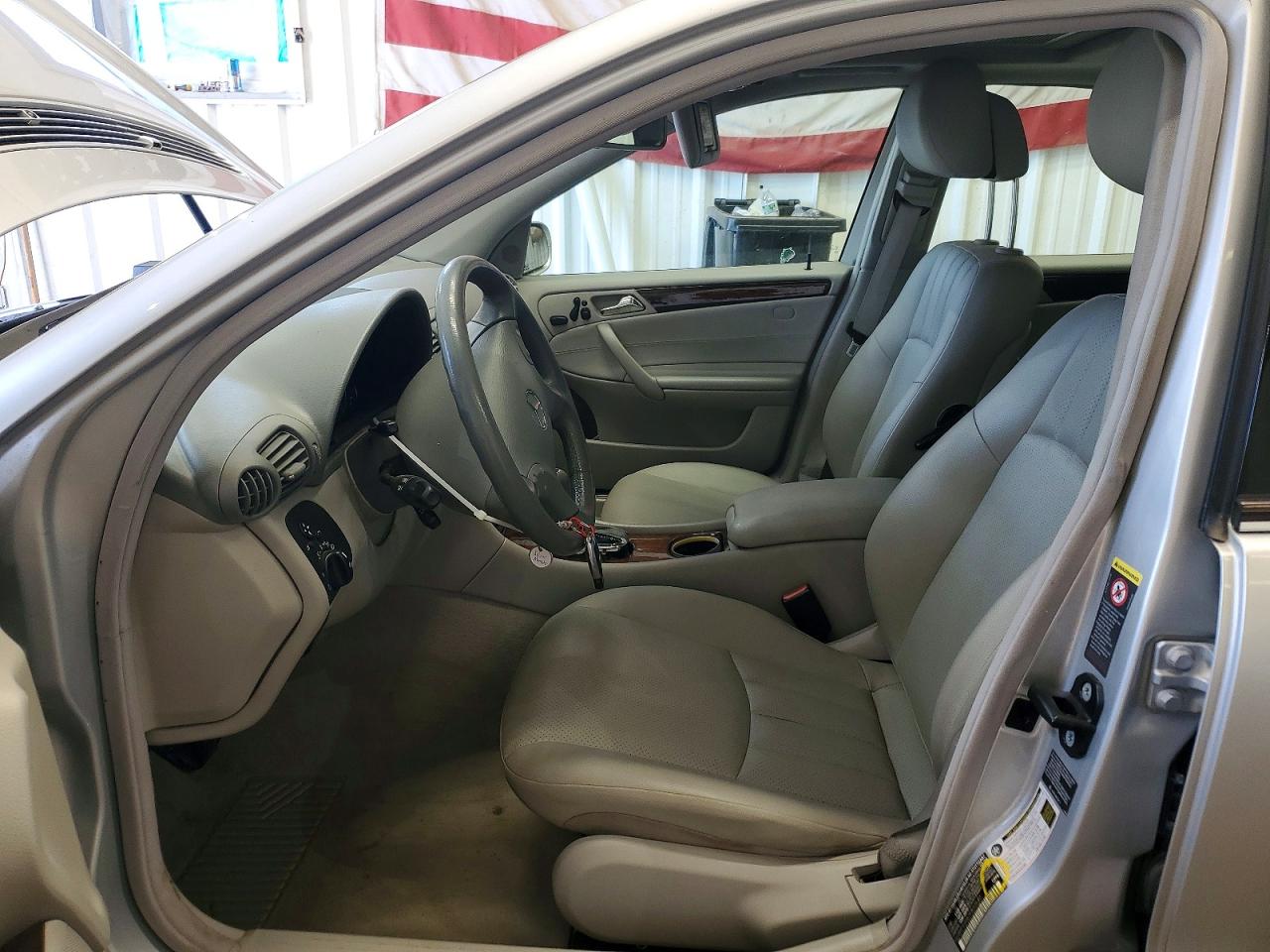 2007 Mercedes-benz C 280 4matic Серебряный vin: WDBRF92H67F850640