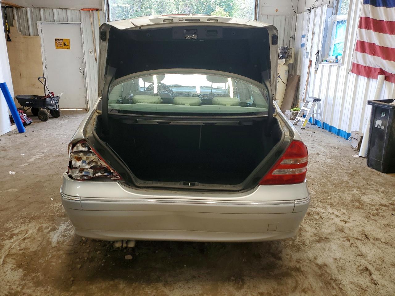 2007 Mercedes-benz C 280 4matic Серебряный vin: WDBRF92H67F850640