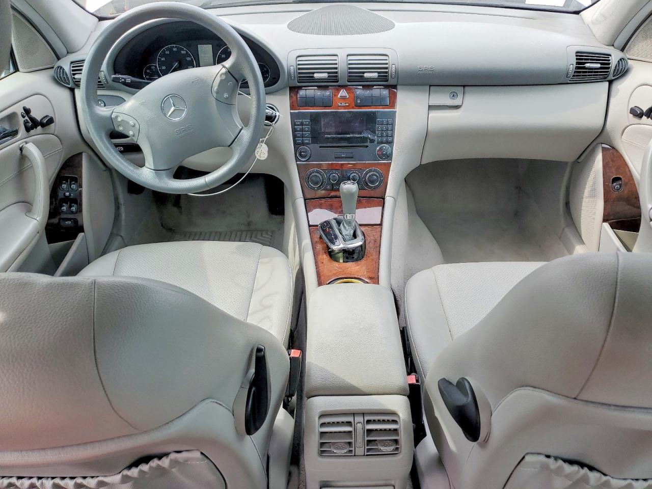 2007 Mercedes-benz C 280 4matic Серебряный vin: WDBRF92H67F850640