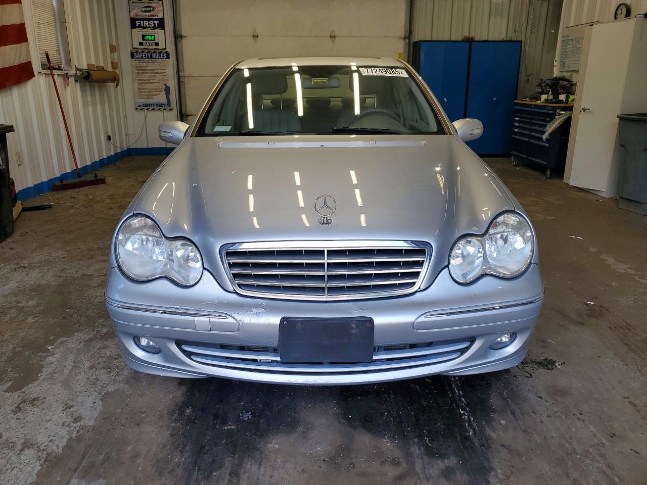 2007 Mercedes-benz C 280 4matic Серебряный vin: WDBRF92H67F850640