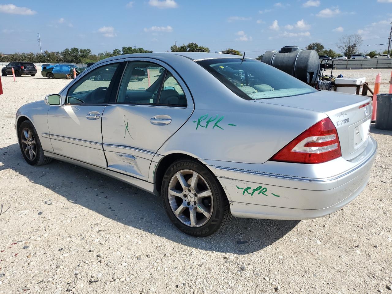 2007 Mercedes-benz C 280 4matic Серебряный vin: WDBRF92H67F876462