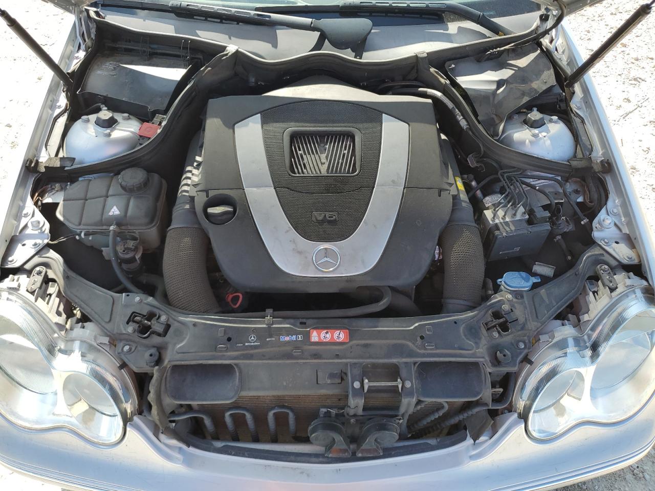 2007 Mercedes-benz C 280 4matic Серебряный vin: WDBRF92H67F876462