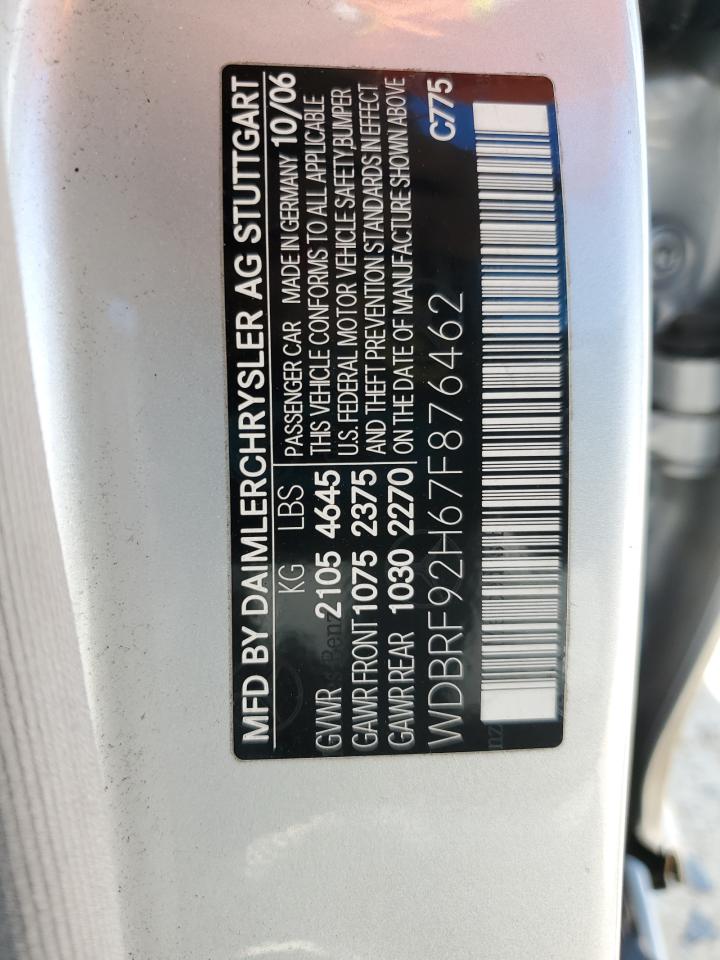 2007 Mercedes-benz C 280 4matic Серебряный vin: WDBRF92H67F876462