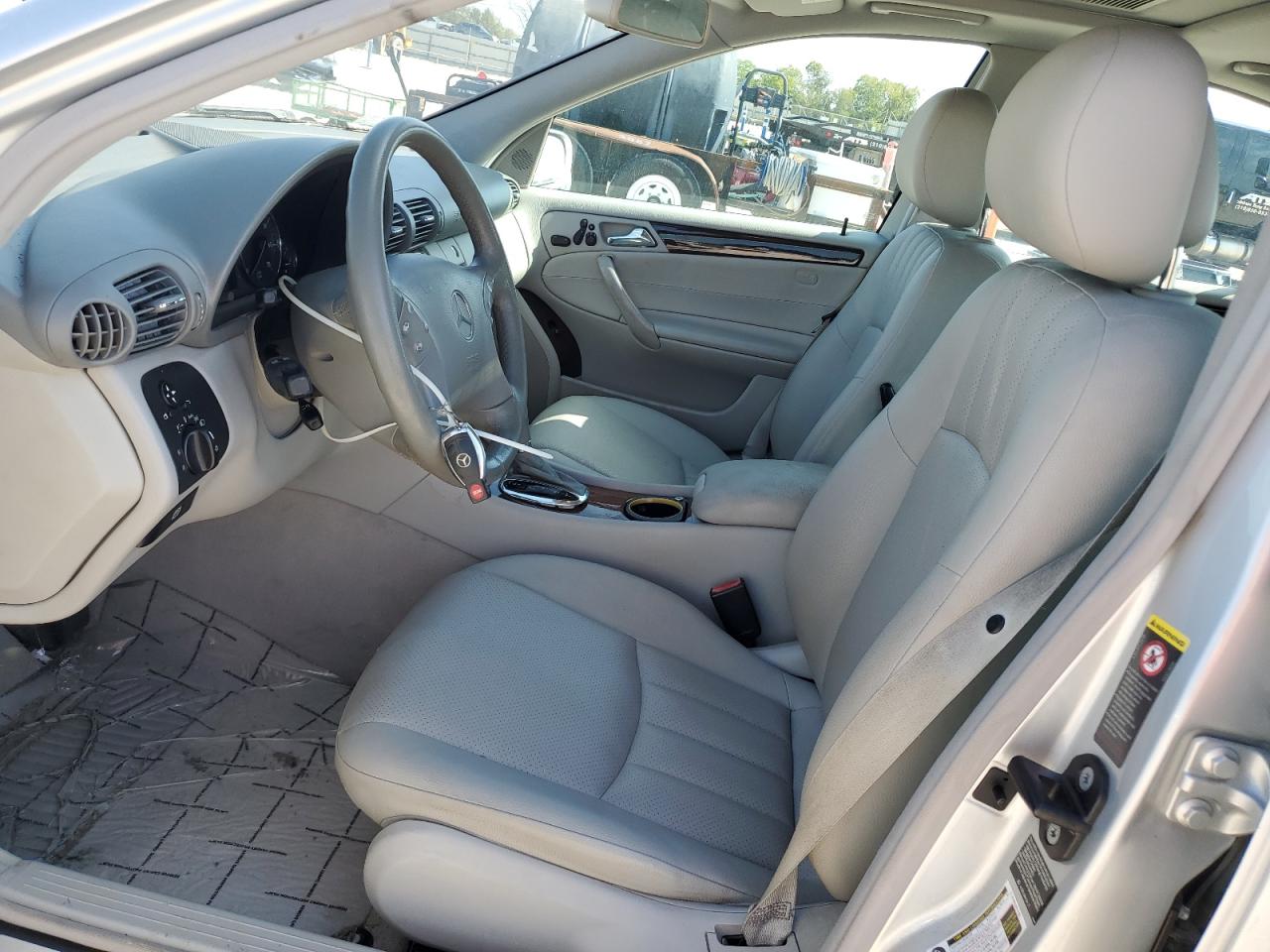 2007 Mercedes-benz C 280 4matic Серебряный vin: WDBRF92H67F876462