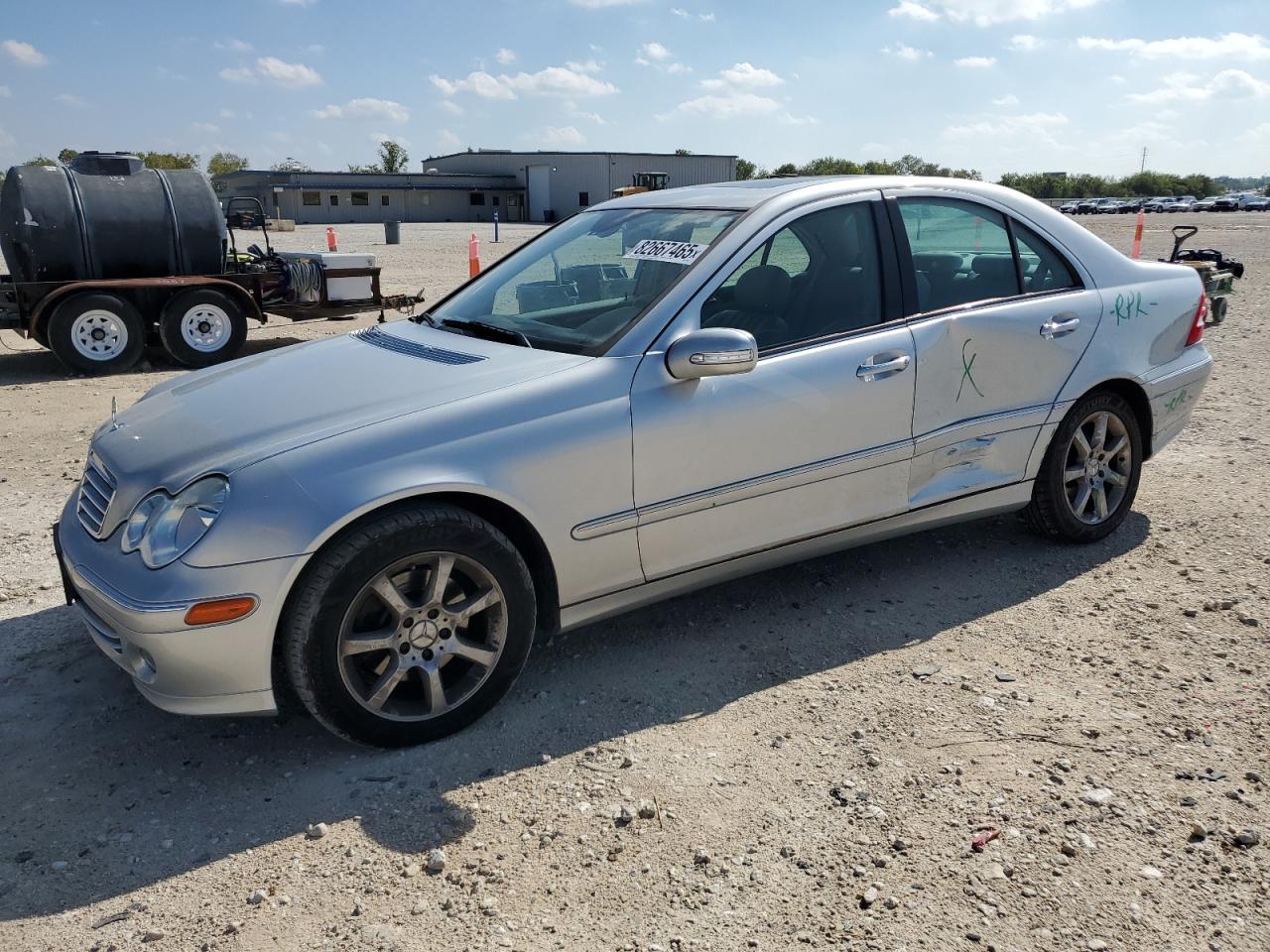 2007 Mercedes-benz C 280 4matic Серебряный vin: WDBRF92H67F876462