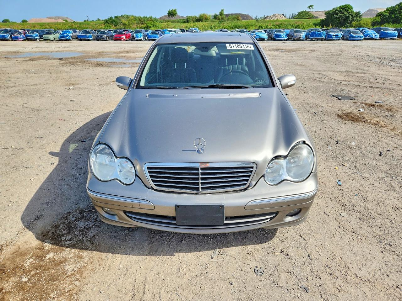 2007 Mercedes-benz C 280 4matic Gray vin: WDBRF92H77F914023