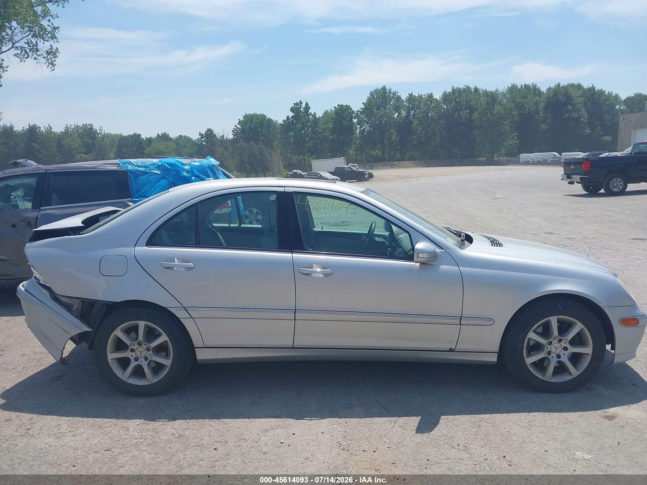 2007 Mercedes-benz C 280 Luxury 4matic Silver vin: WDBRF92H77F919352