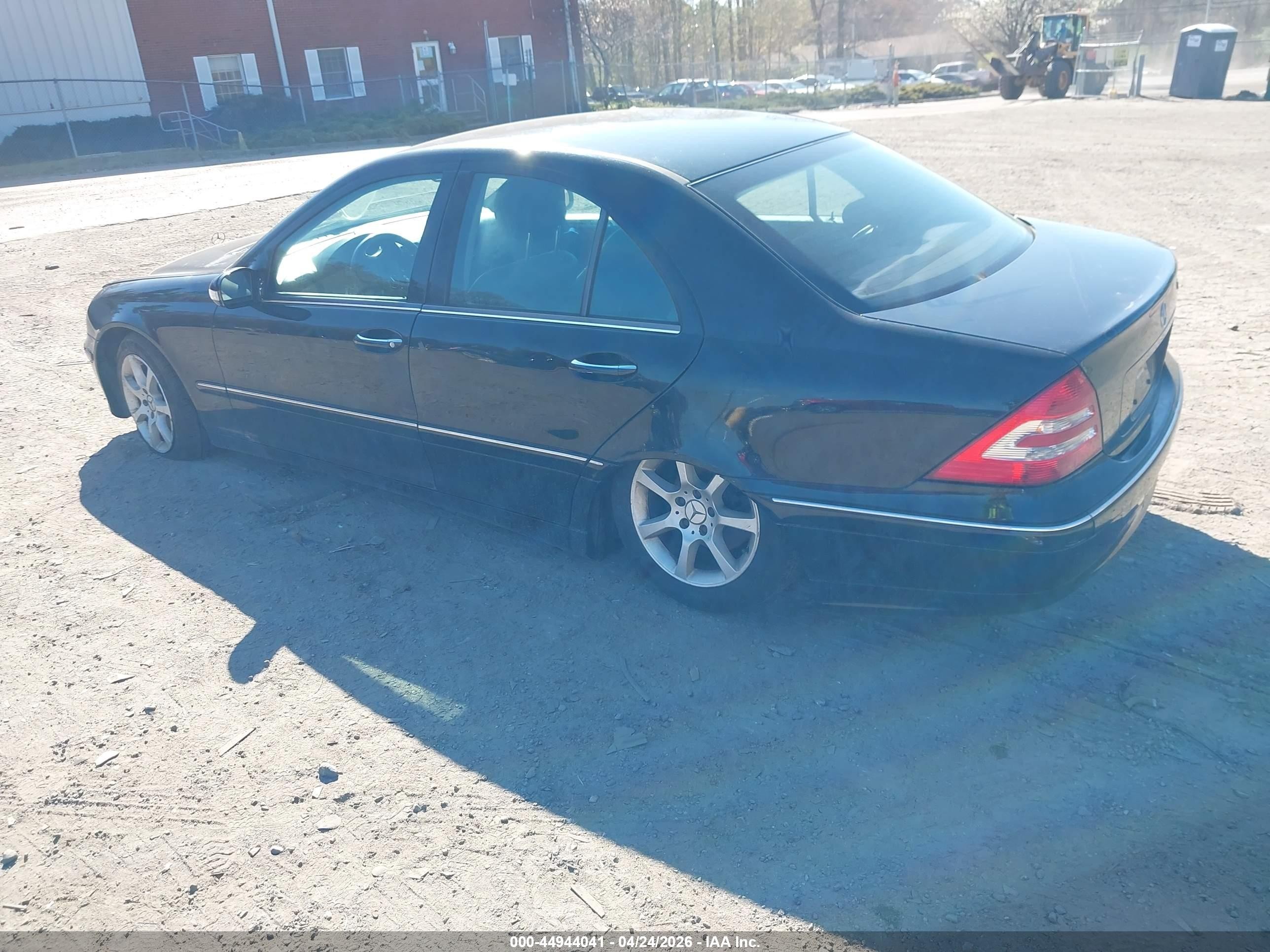 2007 Mercedes-benz C 280 Luxury 4matic Black vin: WDBRF92H77F921716