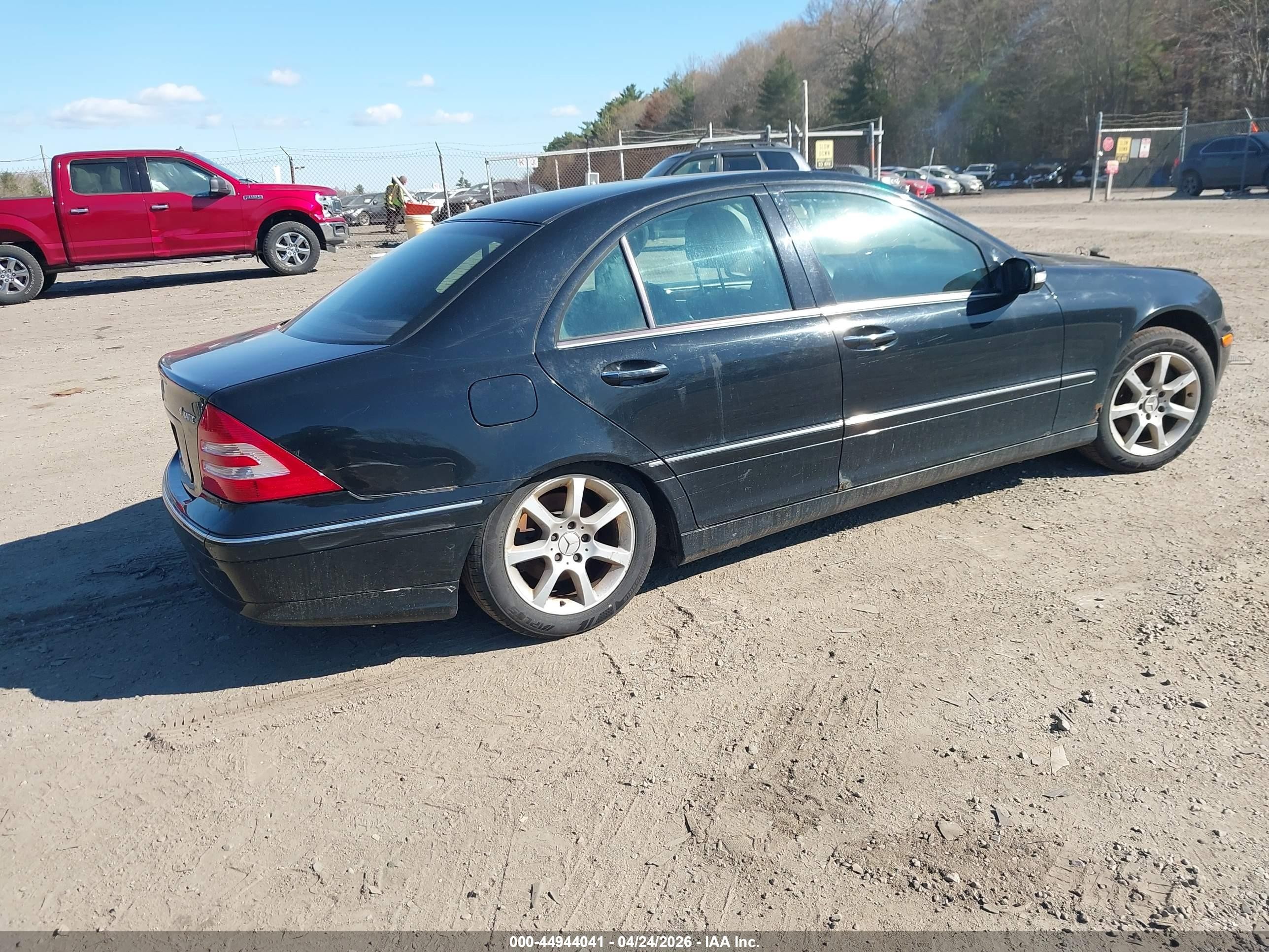 2007 Mercedes-benz C 280 Luxury 4matic Black vin: WDBRF92H77F921716
