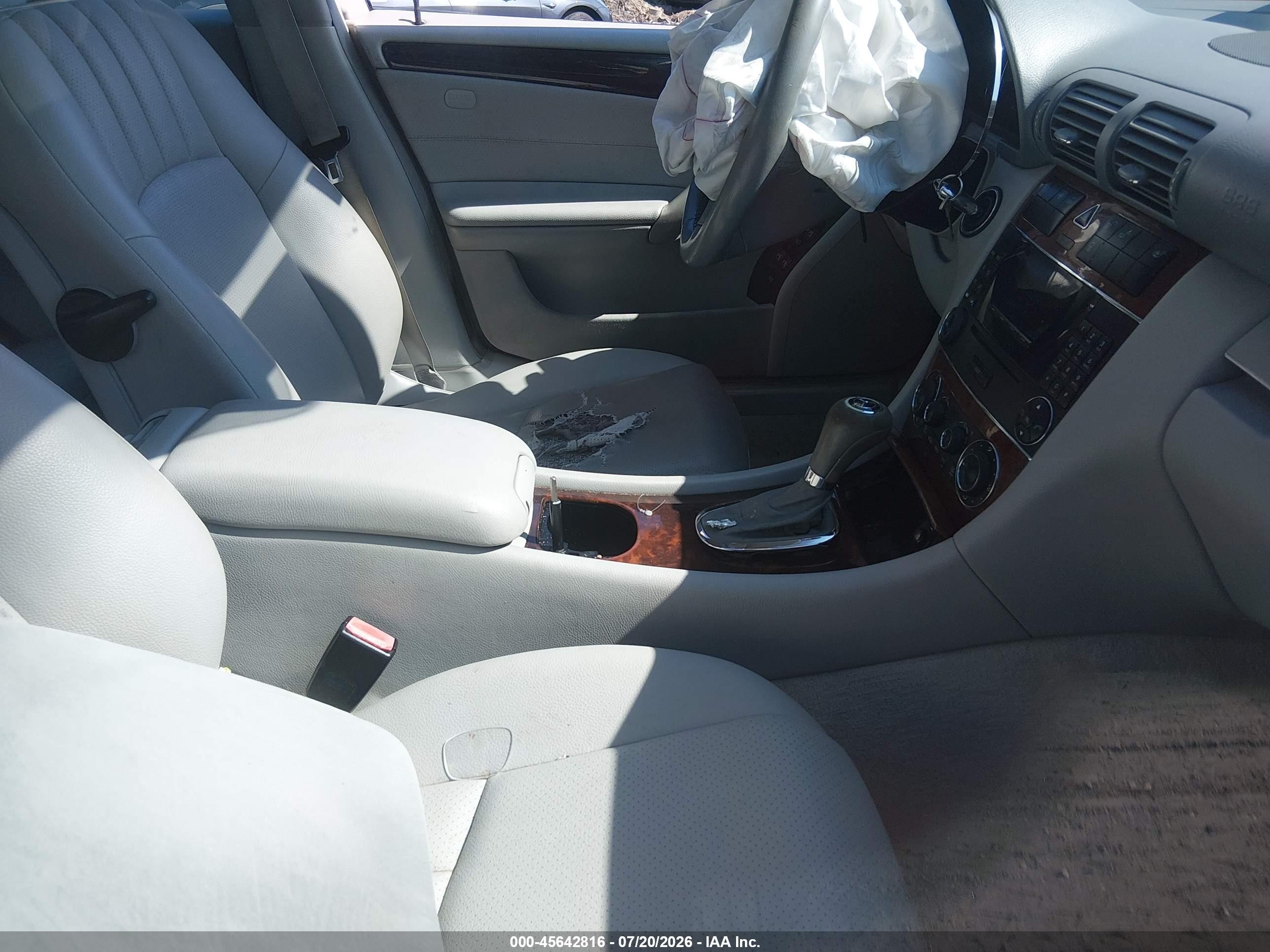 2007 Mercedes-benz C 280 Luxury 4matic Silver vin: WDBRF92H77F927533