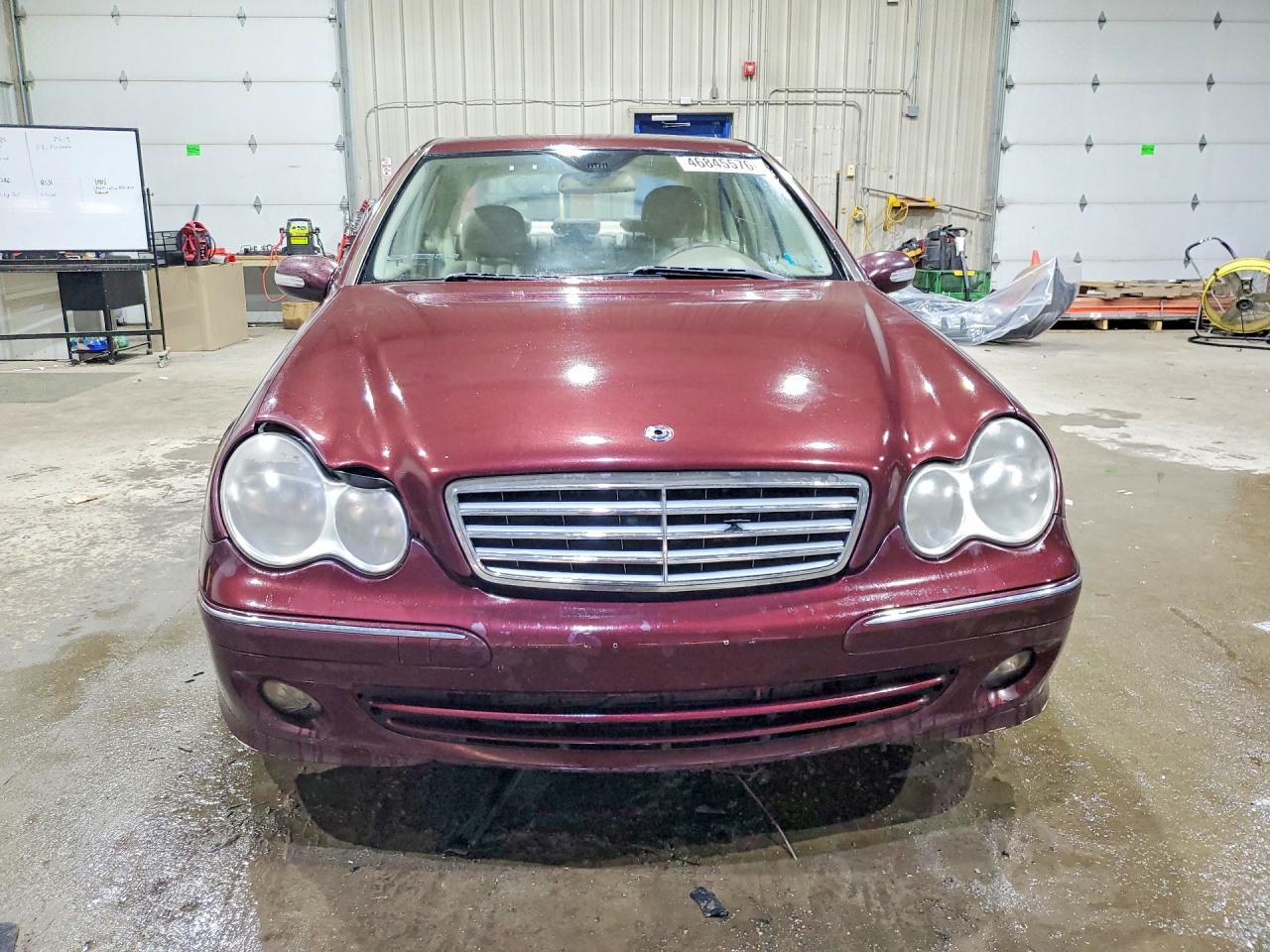 2006 Mercedes-benz C 280 4matic Burgundy vin: WDBRF92H86F767676