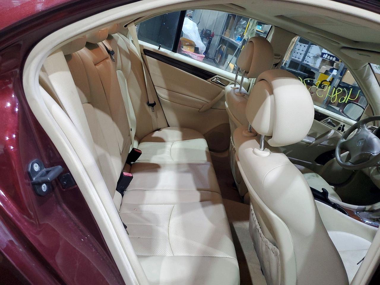 2006 Mercedes-benz C 280 4matic Burgundy vin: WDBRF92H86F767676