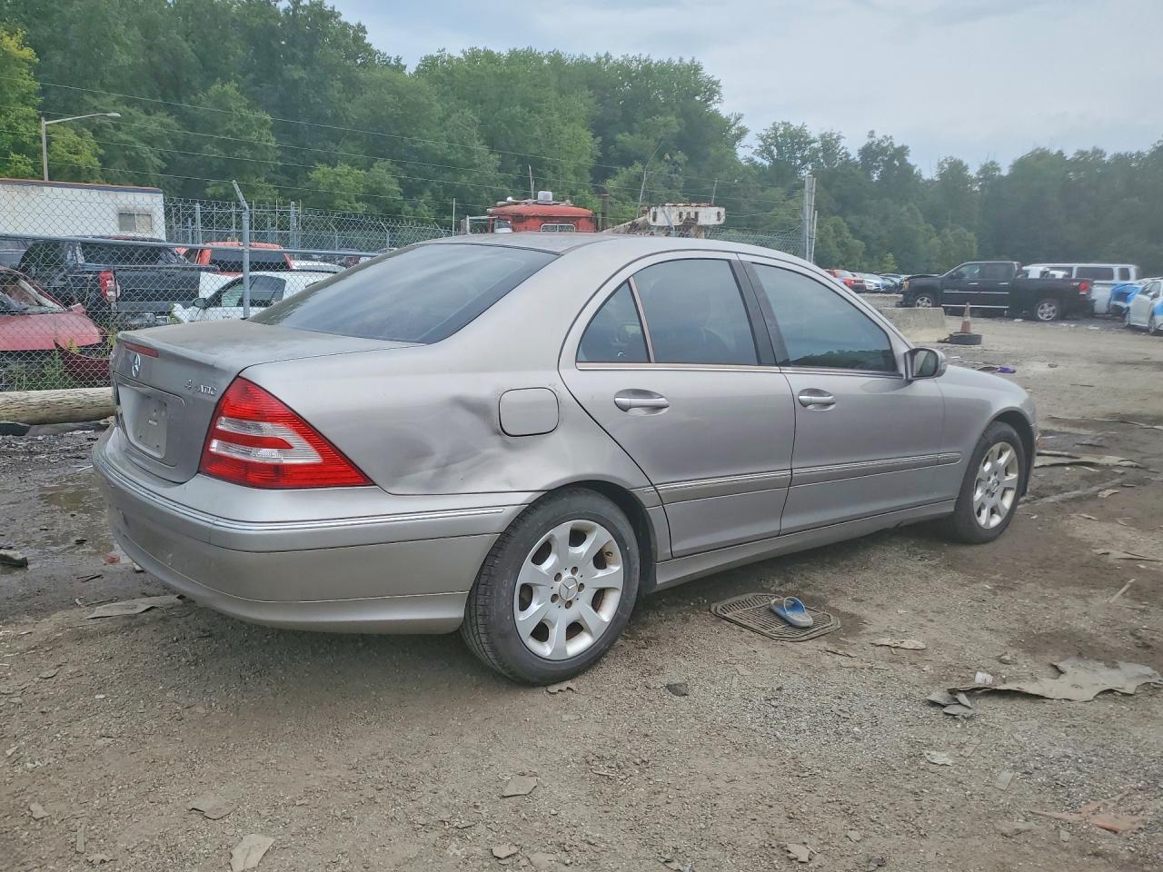 2006 Mercedes-benz C 280 4matic Silver vin: WDBRF92H86F794991