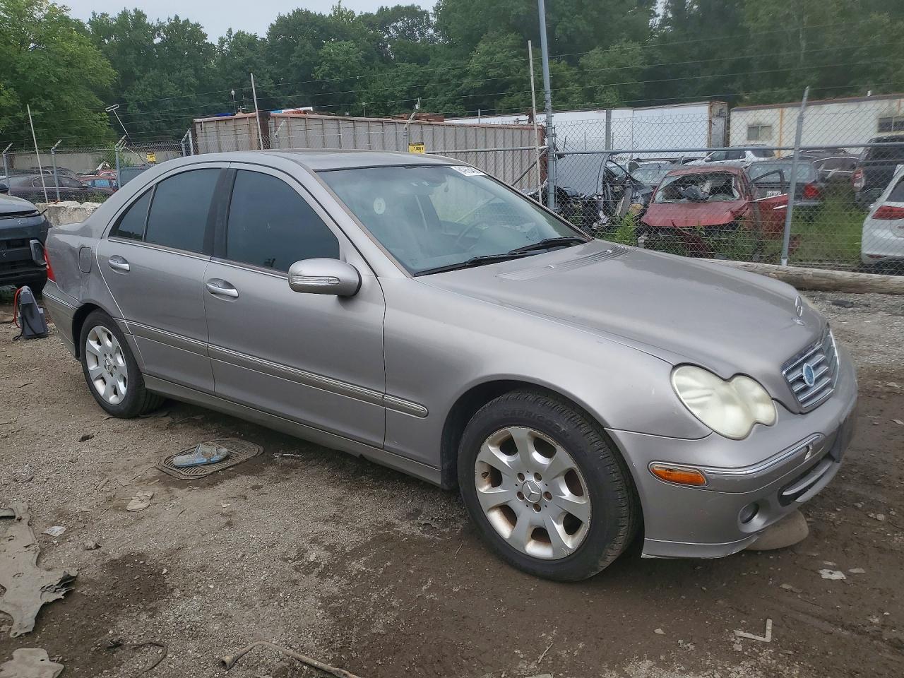 2006 Mercedes-benz C 280 4matic Silver vin: WDBRF92H86F794991