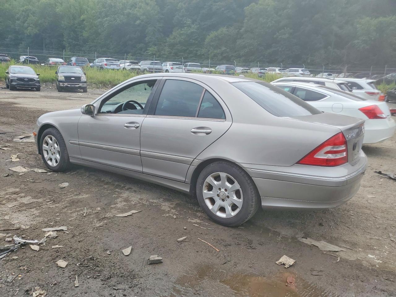 2006 Mercedes-benz C 280 4matic Silver vin: WDBRF92H86F794991