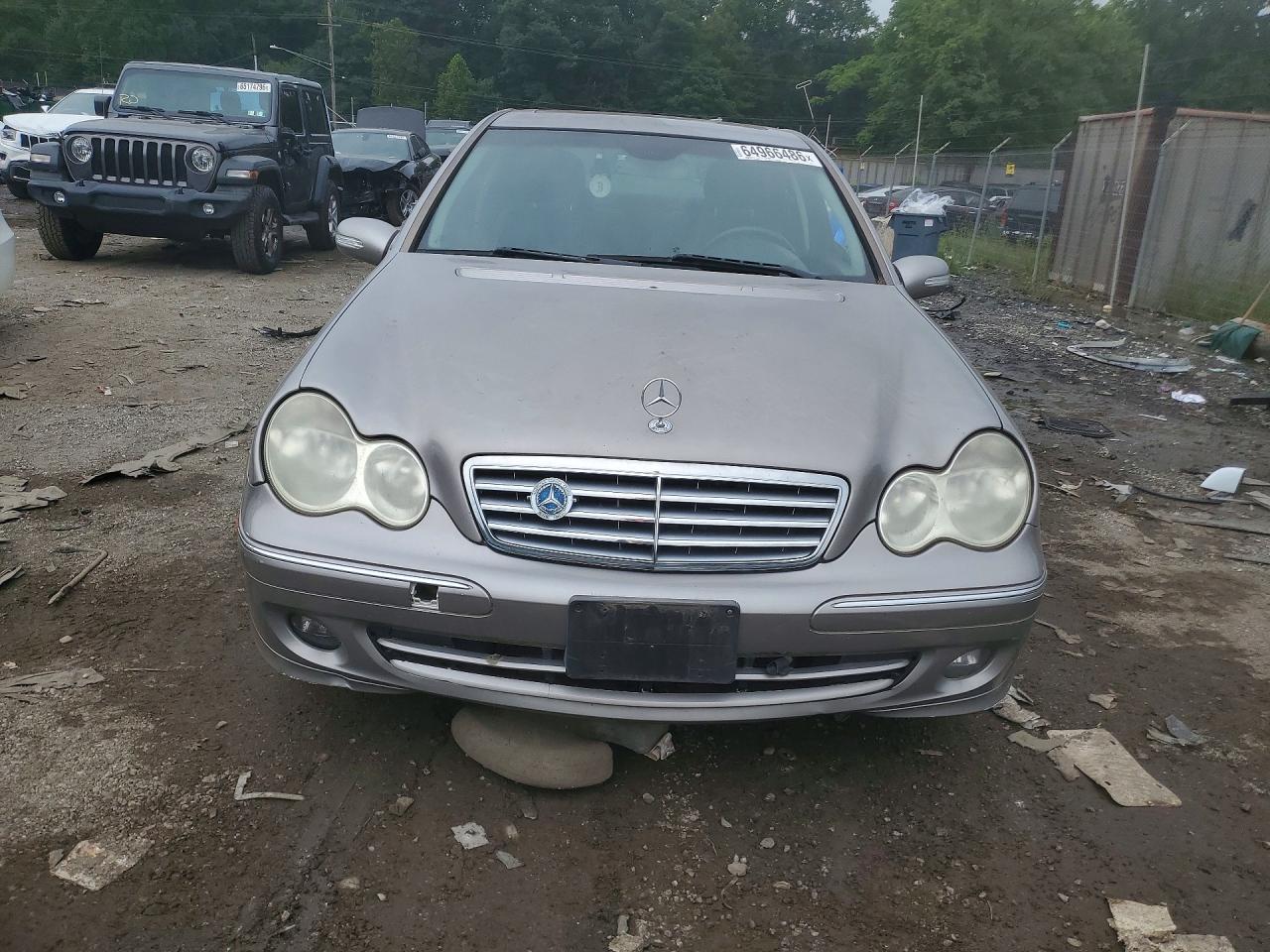 2006 Mercedes-benz C 280 4matic Silver vin: WDBRF92H86F794991