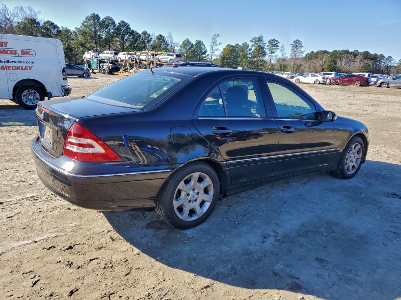 2006 Mercedes-benz C 280 4matic Black vin: WDBRF92H86F797390
