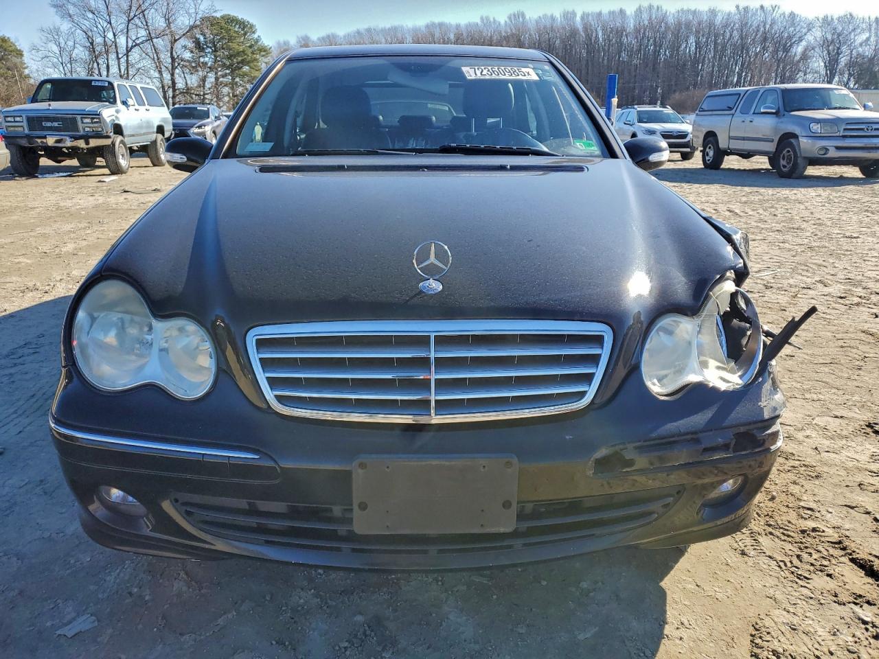 2006 Mercedes-benz C 280 4matic Black vin: WDBRF92H86F797390