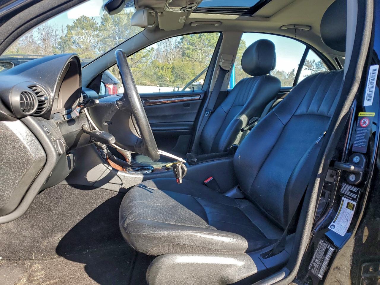 2006 Mercedes-benz C 280 4matic Black vin: WDBRF92H86F797390