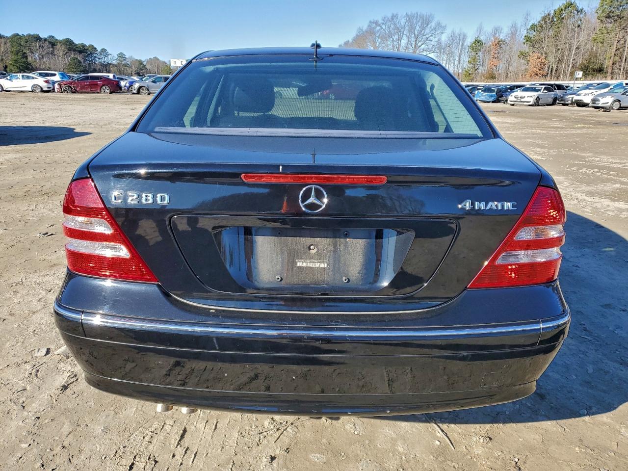 2006 Mercedes-benz C 280 4matic Black vin: WDBRF92H86F797390