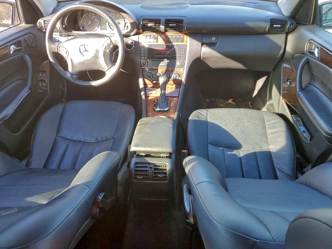 2006 Mercedes-benz C 280 4matic Black vin: WDBRF92H86F797390
