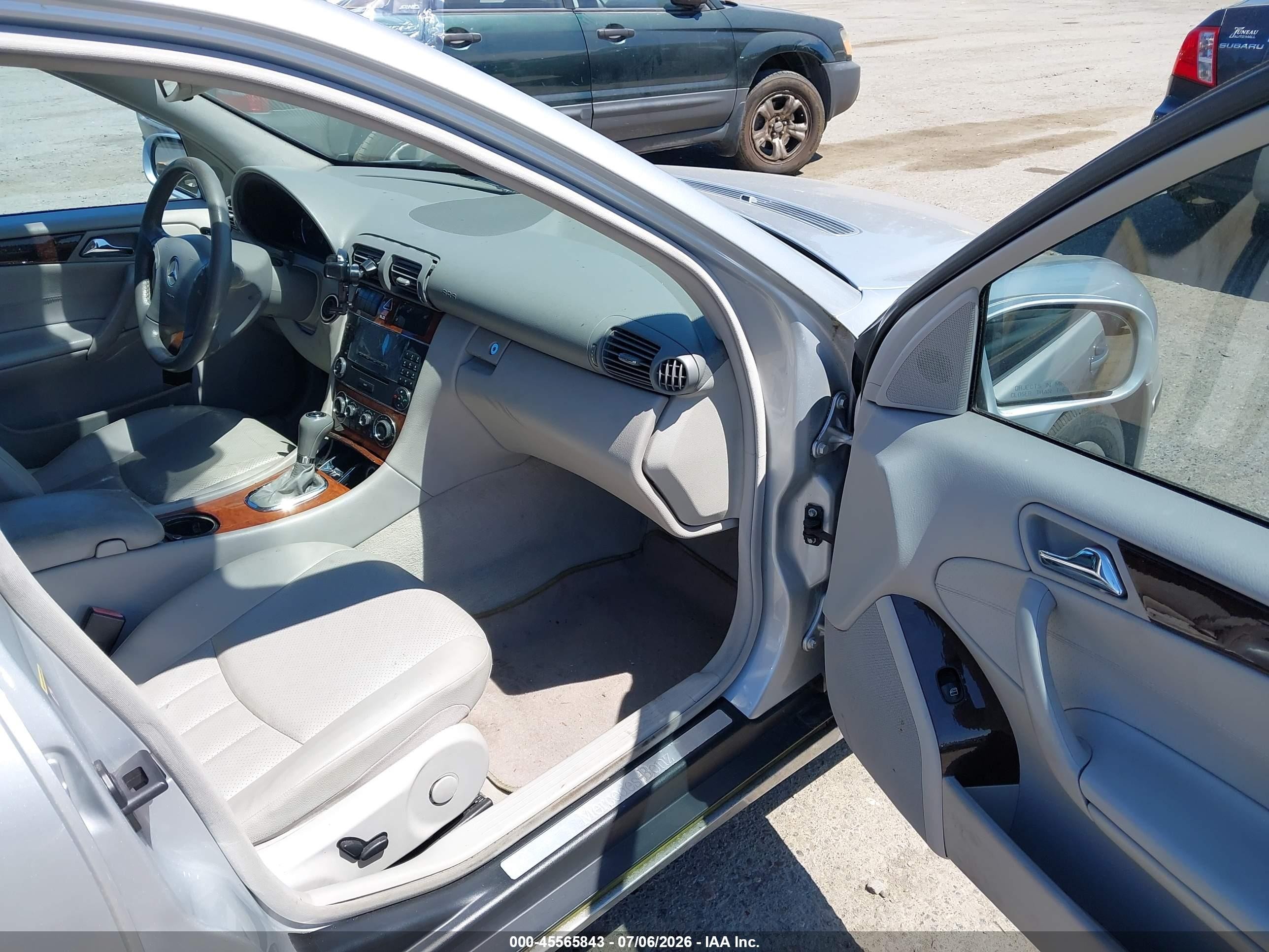 2006 Mercedes-benz C 280 Luxury 4matic Silver vin: WDBRF92H86F810154