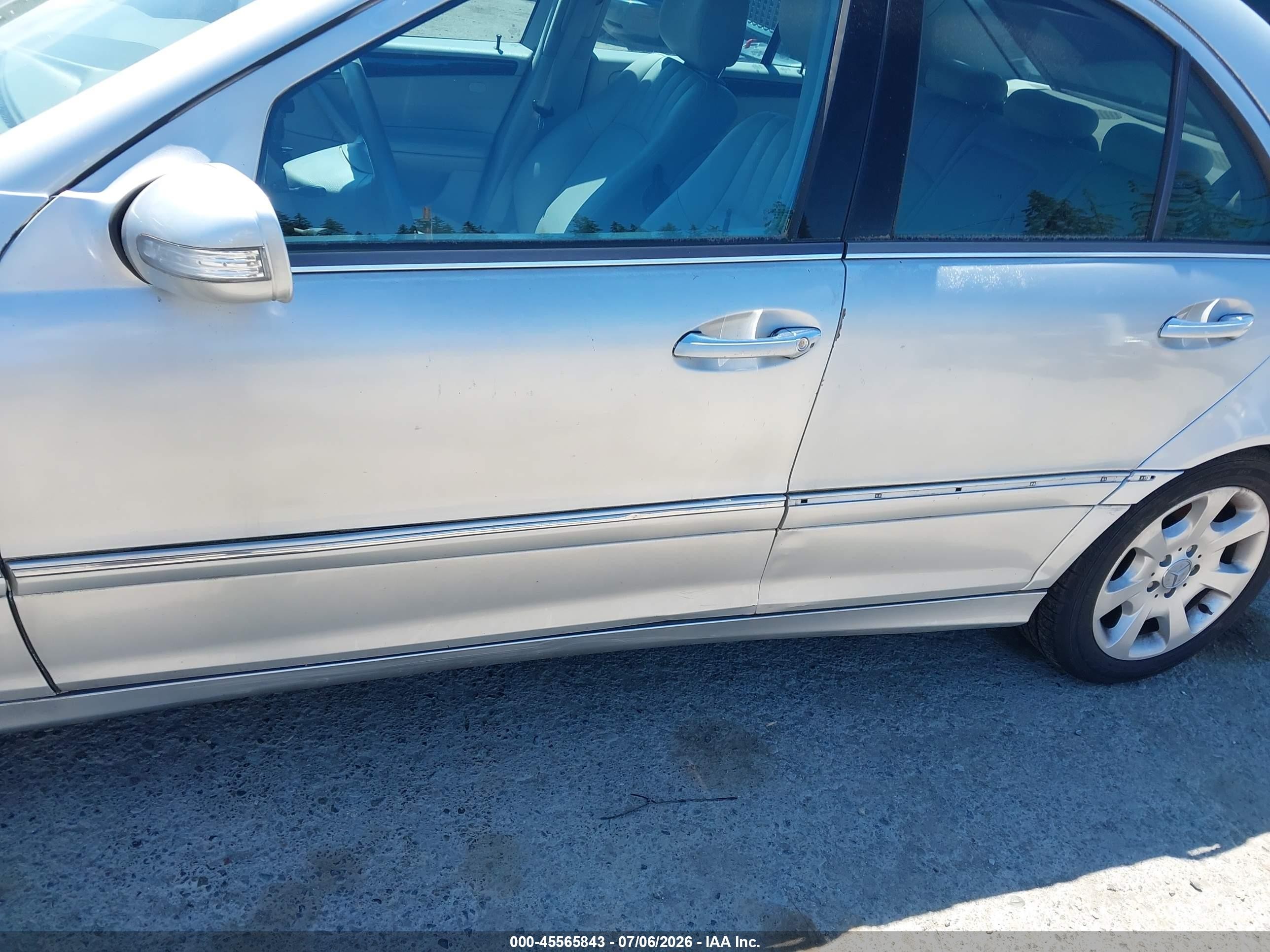 2006 Mercedes-benz C 280 Luxury 4matic Silver vin: WDBRF92H86F810154