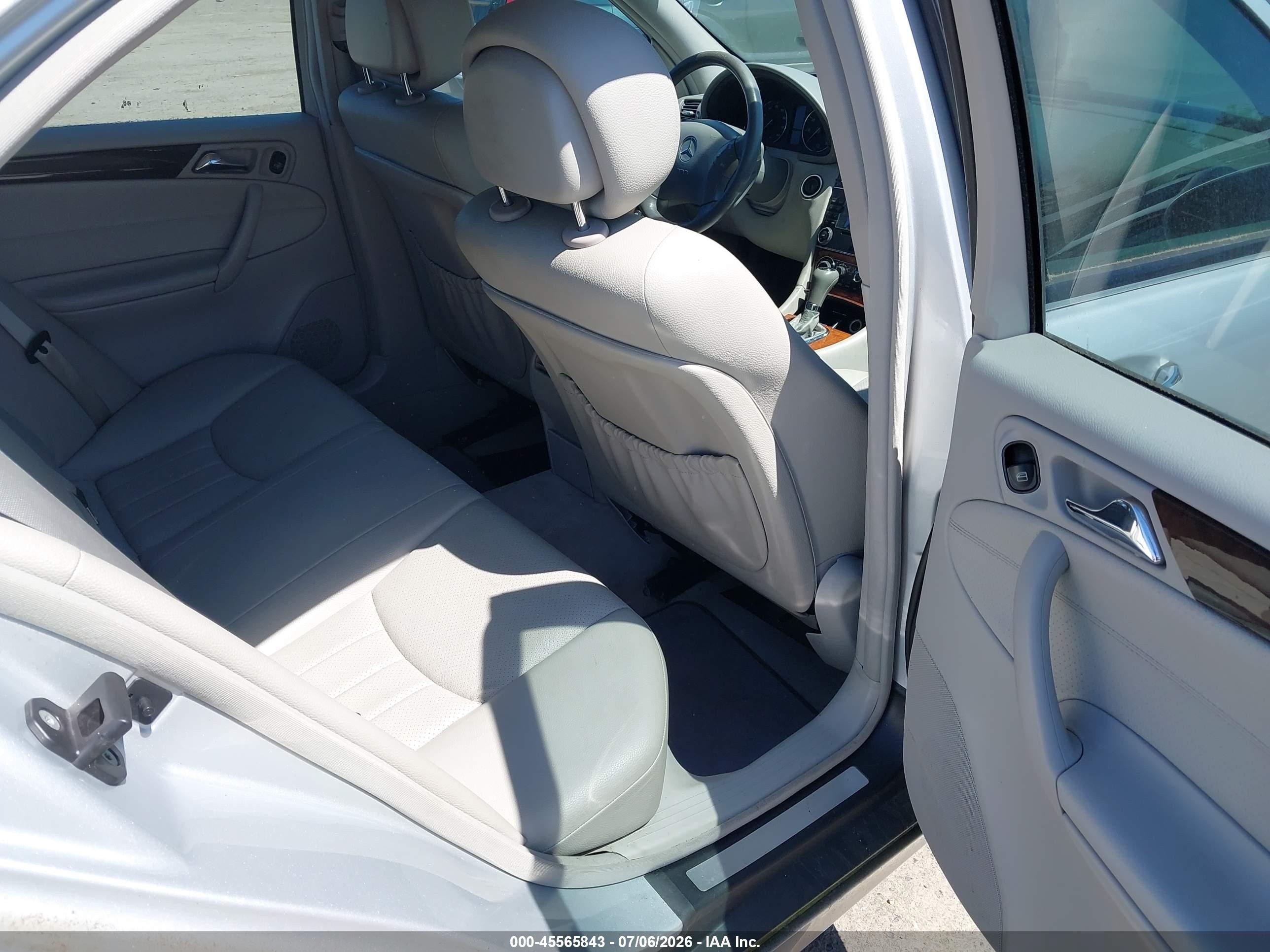 2006 Mercedes-benz C 280 Luxury 4matic Silver vin: WDBRF92H86F810154