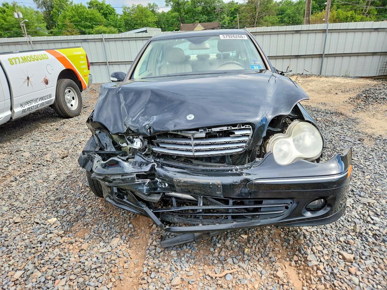2007 Mercedes-benz C280 Black vin: WDBRF92H87F887897