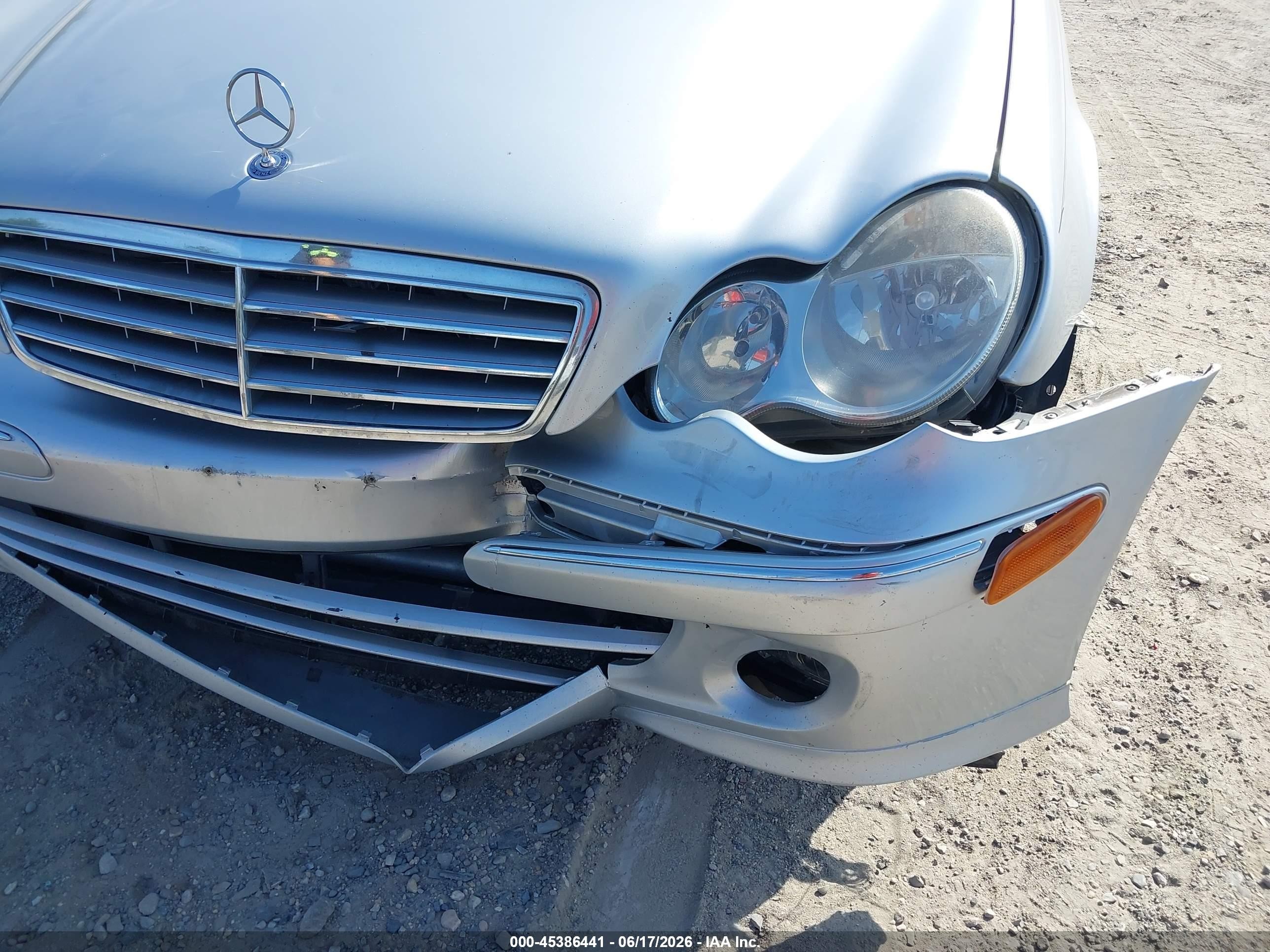 2007 Mercedes-benz C 280 Luxury 4matic Silver vin: WDBRF92H87F905184