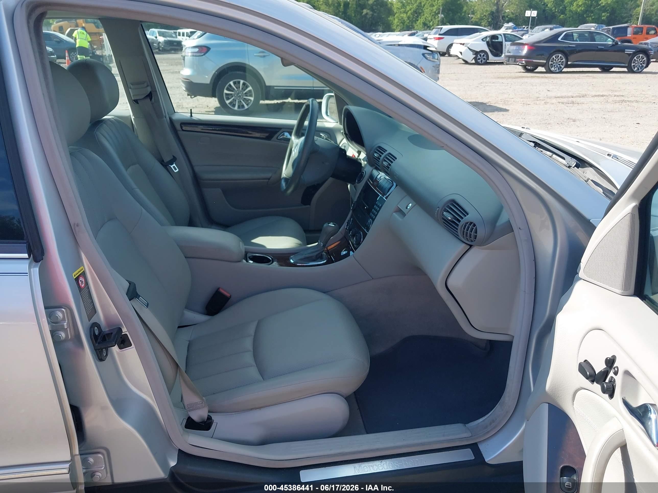 2007 Mercedes-benz C 280 Luxury 4matic Silver vin: WDBRF92H87F905184