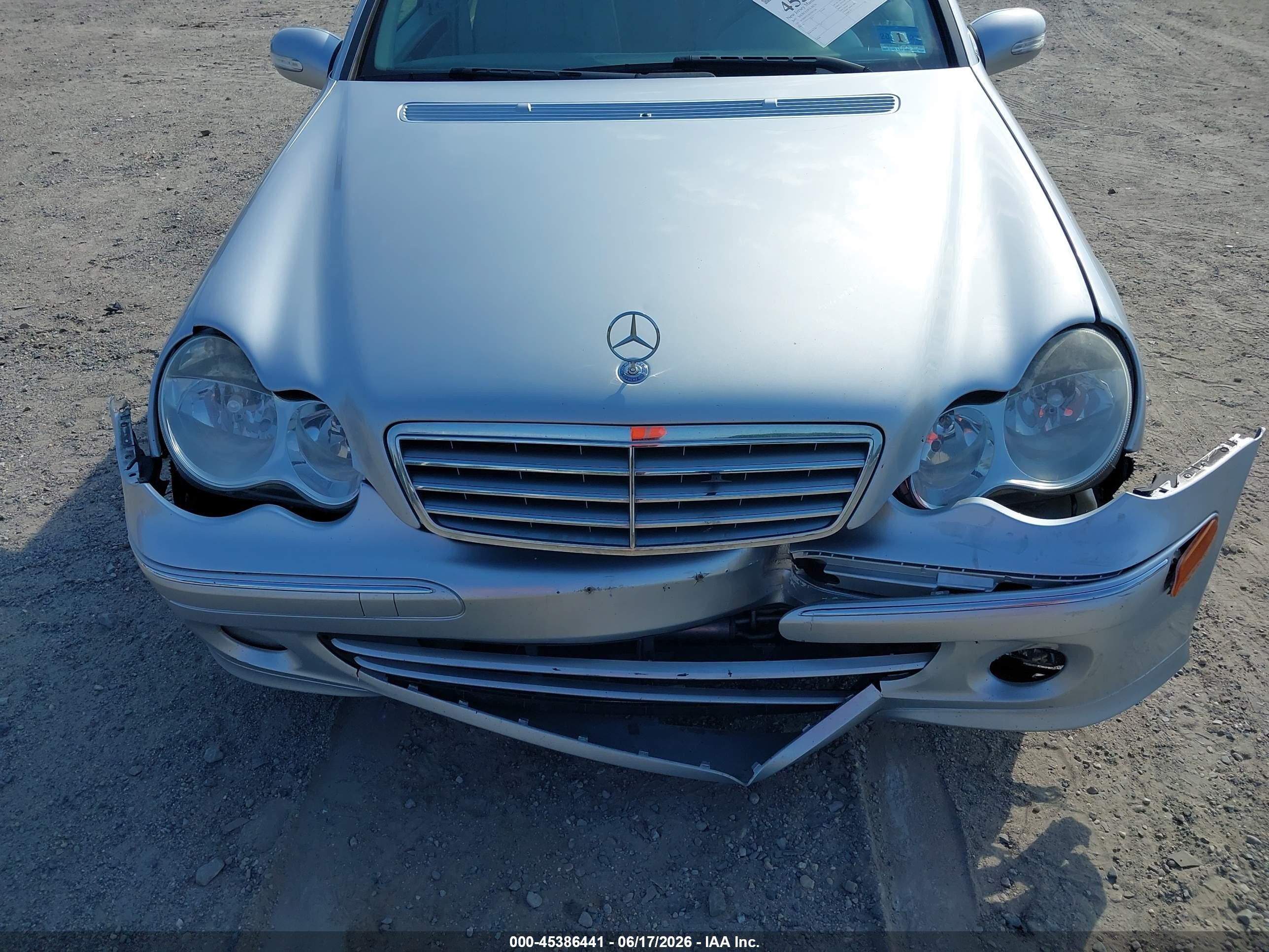 2007 Mercedes-benz C 280 Luxury 4matic Silver vin: WDBRF92H87F905184