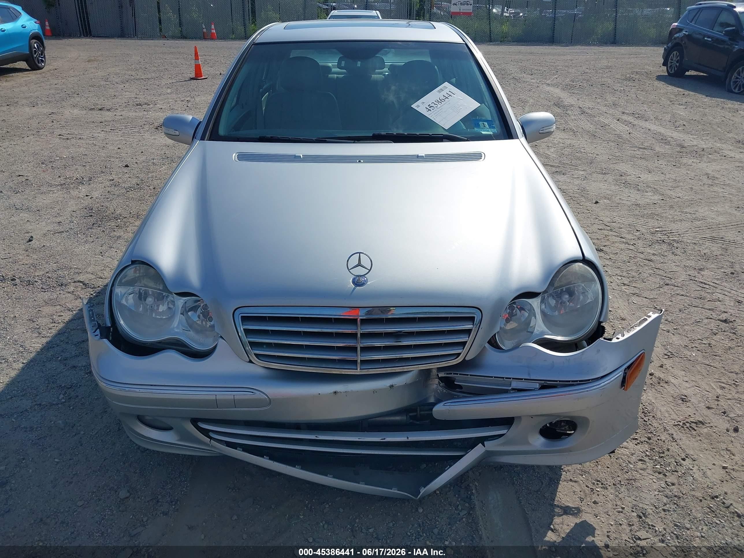 2007 Mercedes-benz C 280 Luxury 4matic Silver vin: WDBRF92H87F905184