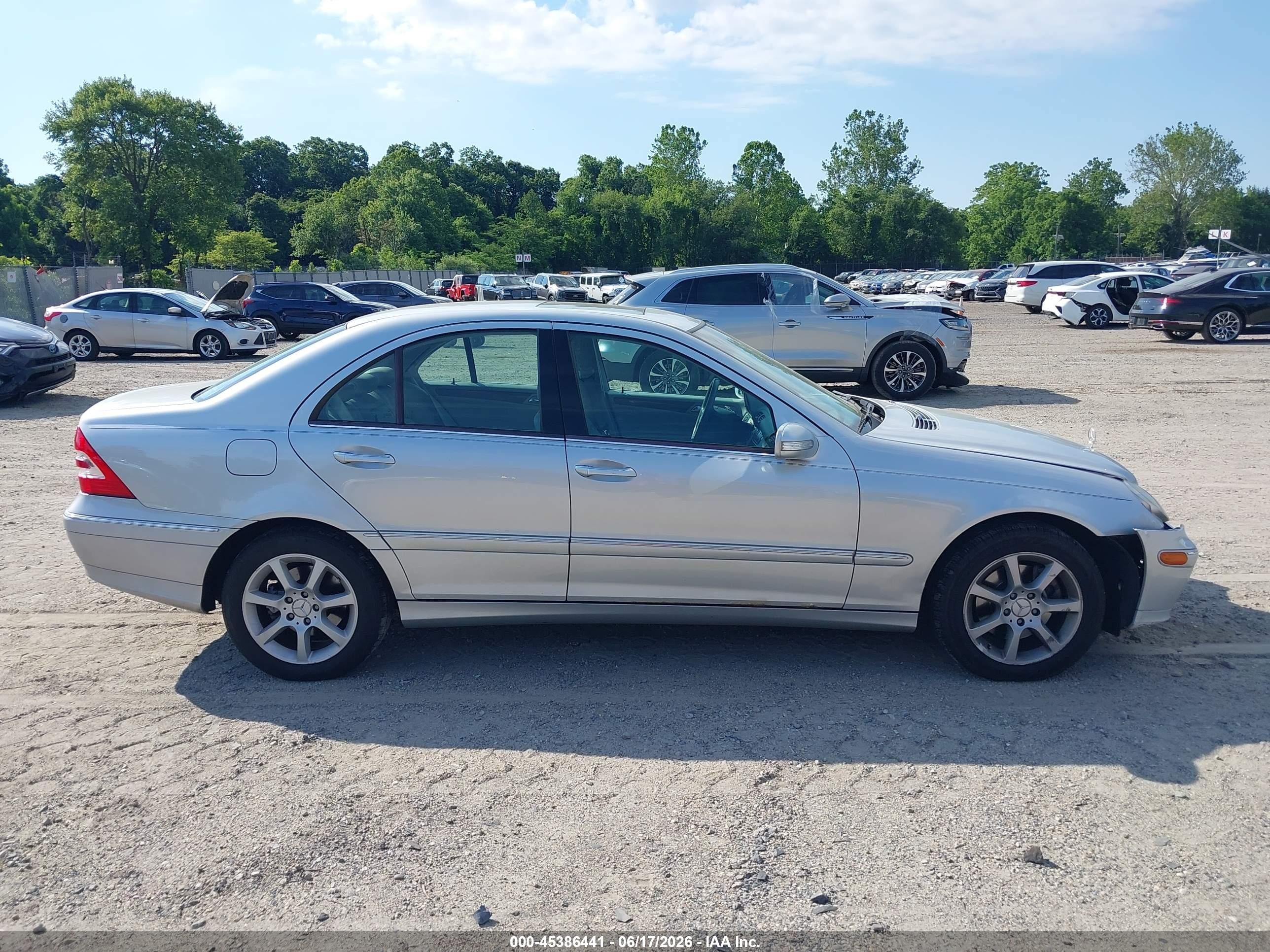 2007 Mercedes-benz C 280 Luxury 4matic Silver vin: WDBRF92H87F905184