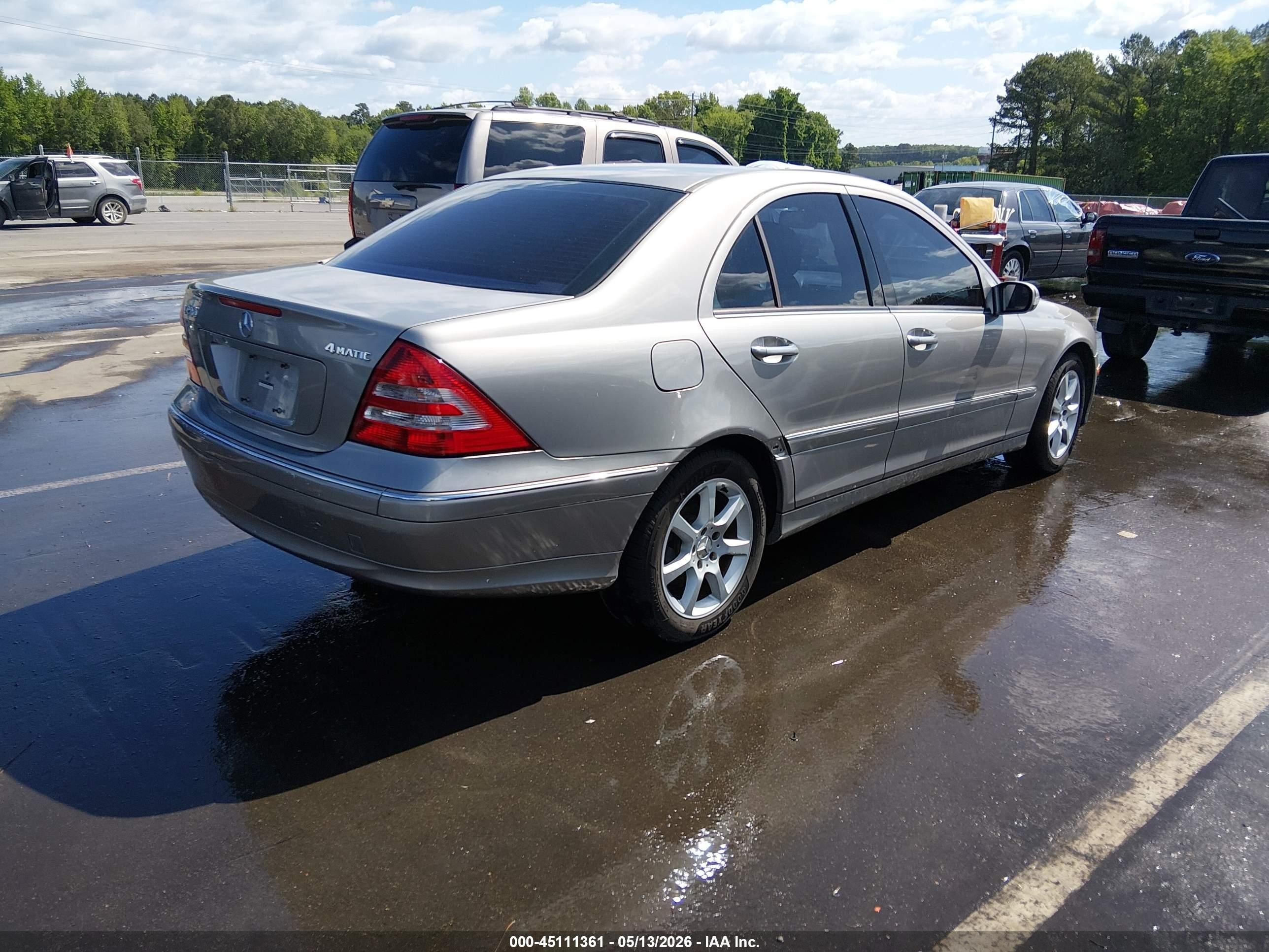 2007 Mercedes-benz C 280 Luxury 4matic Tan vin: WDBRF92H87F926908