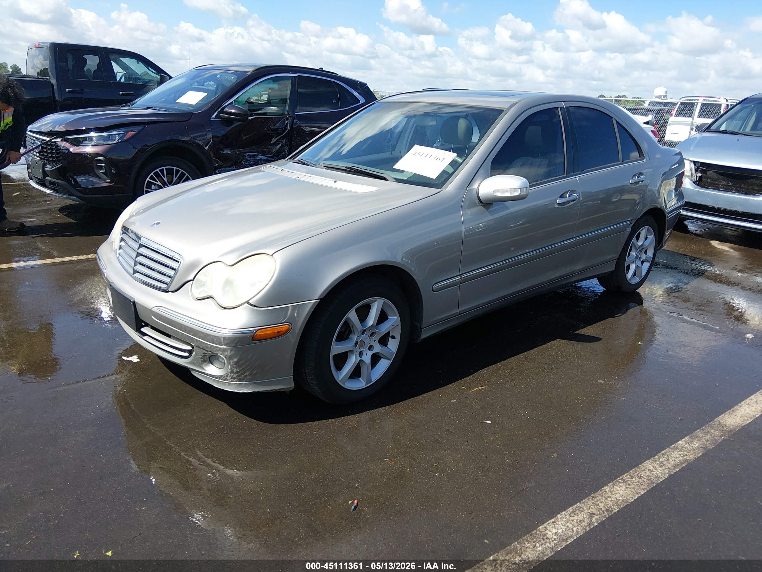 2007 Mercedes-benz C 280 Luxury 4matic Tan vin: WDBRF92H87F926908