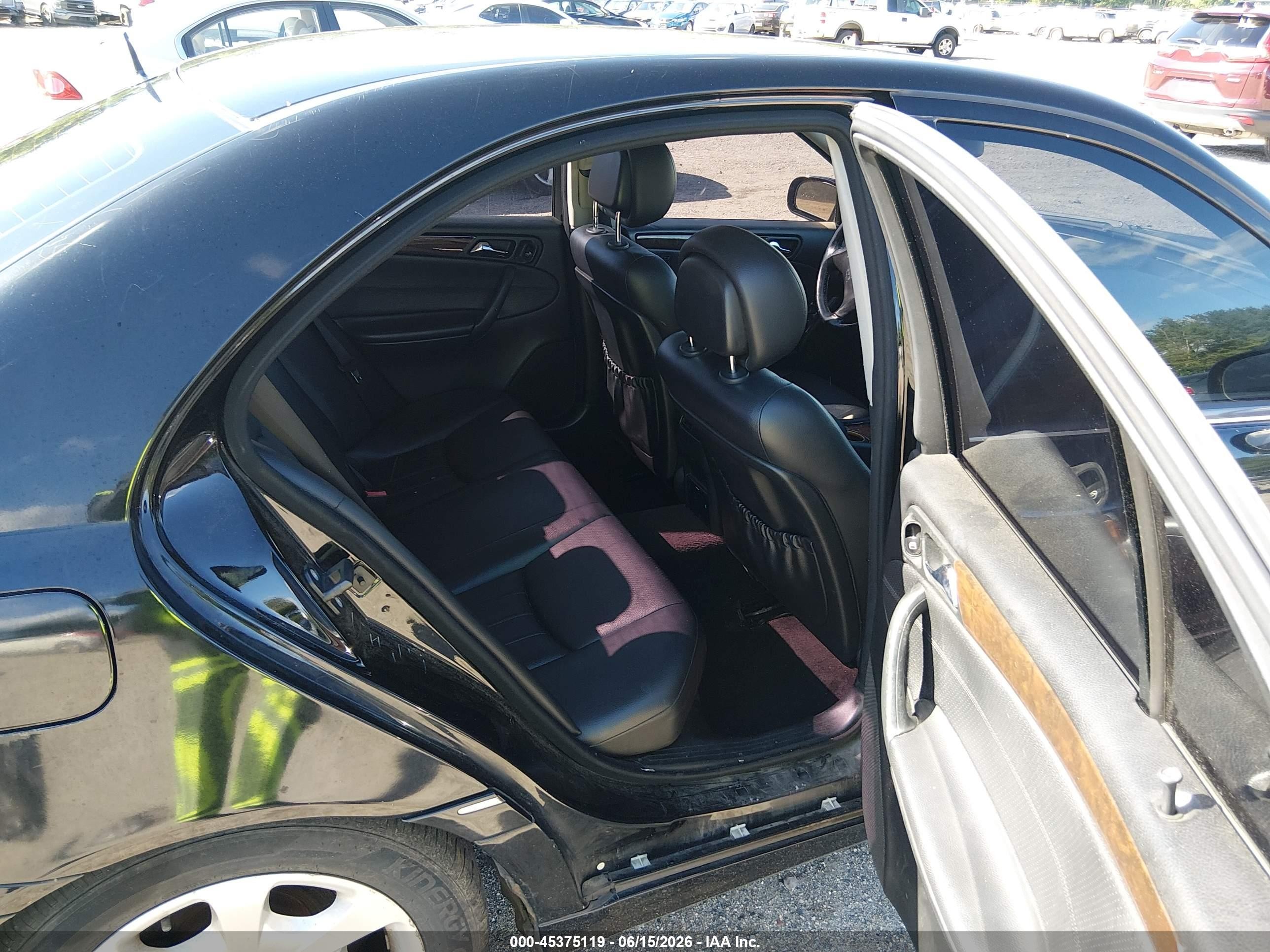 2006 Mercedes-benz C 280 Luxury 4matic Black vin: WDBRF92H96F762566
