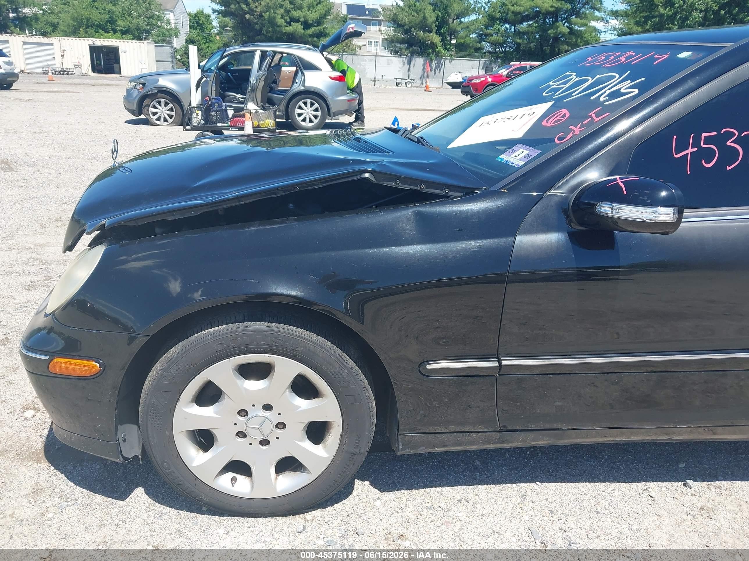 2006 Mercedes-benz C 280 Luxury 4matic Black vin: WDBRF92H96F762566