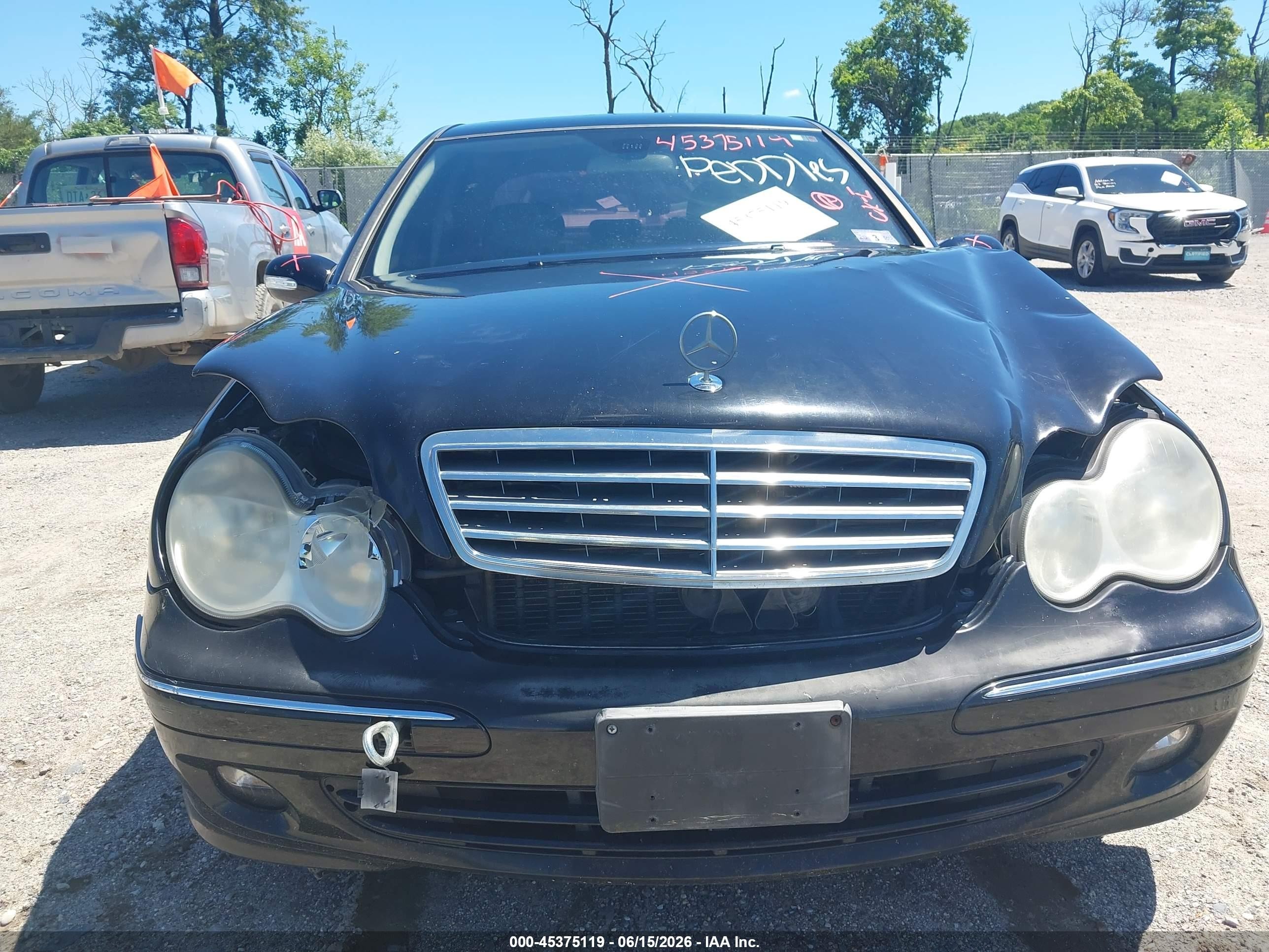 2006 Mercedes-benz C 280 Luxury 4matic Black vin: WDBRF92H96F762566